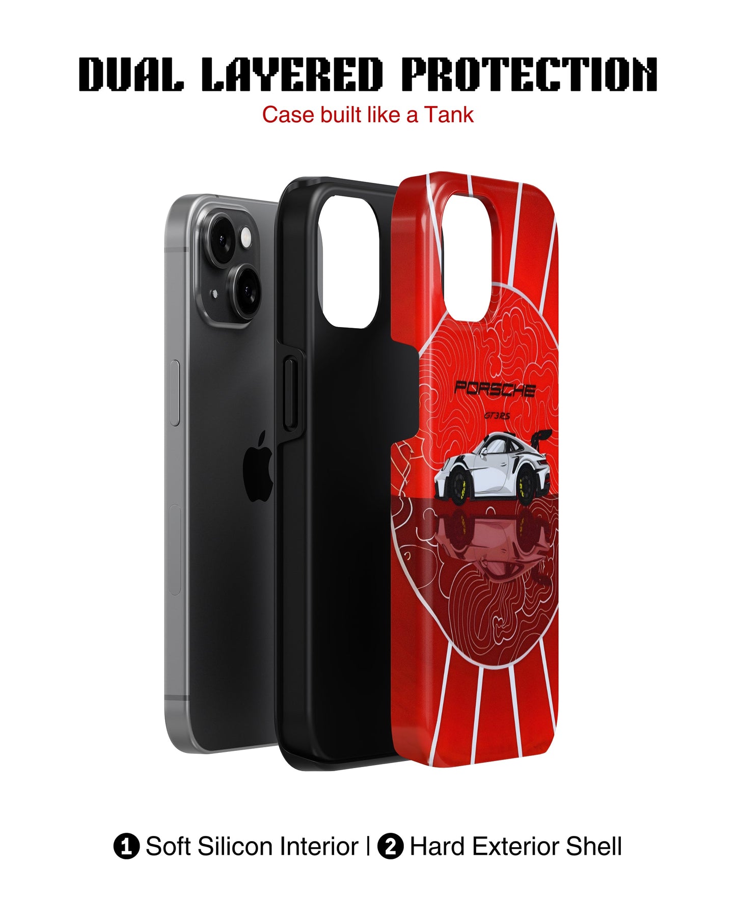 iPhone 12 Mini Tank Case | Sports Car (GT3 Pulse)