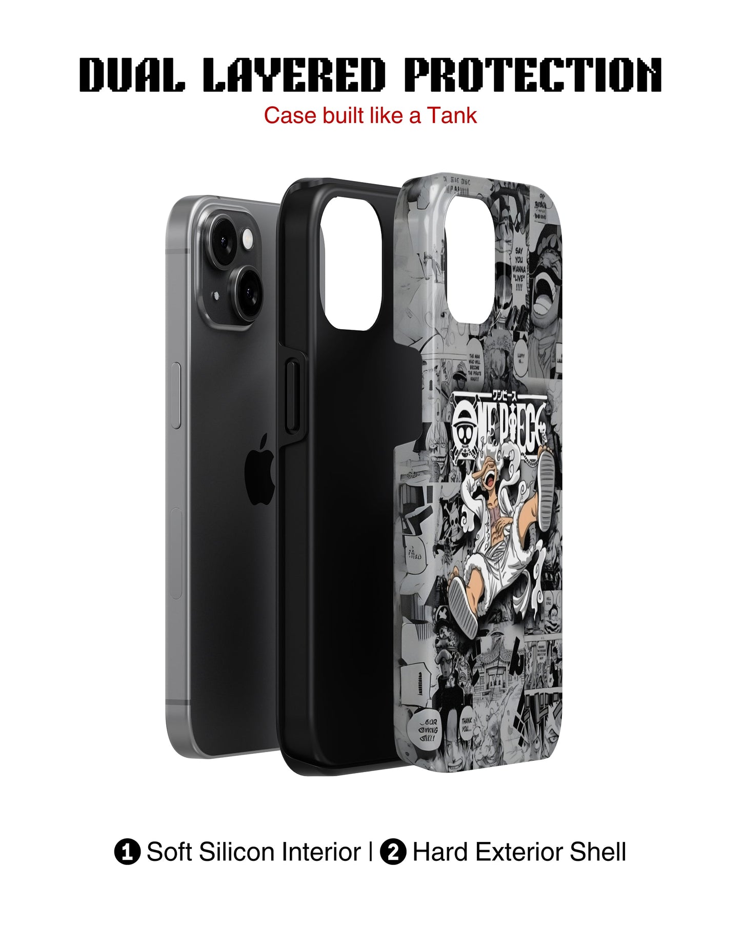 Samsung Galaxy S23 Plus Tank Case | Anime (Gear 5 Luffy)