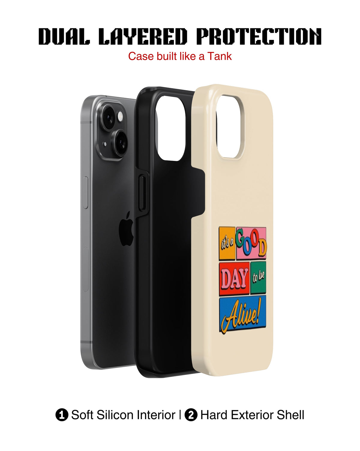 iPhone 13 Tank Case | Modernism (Good Vibes)