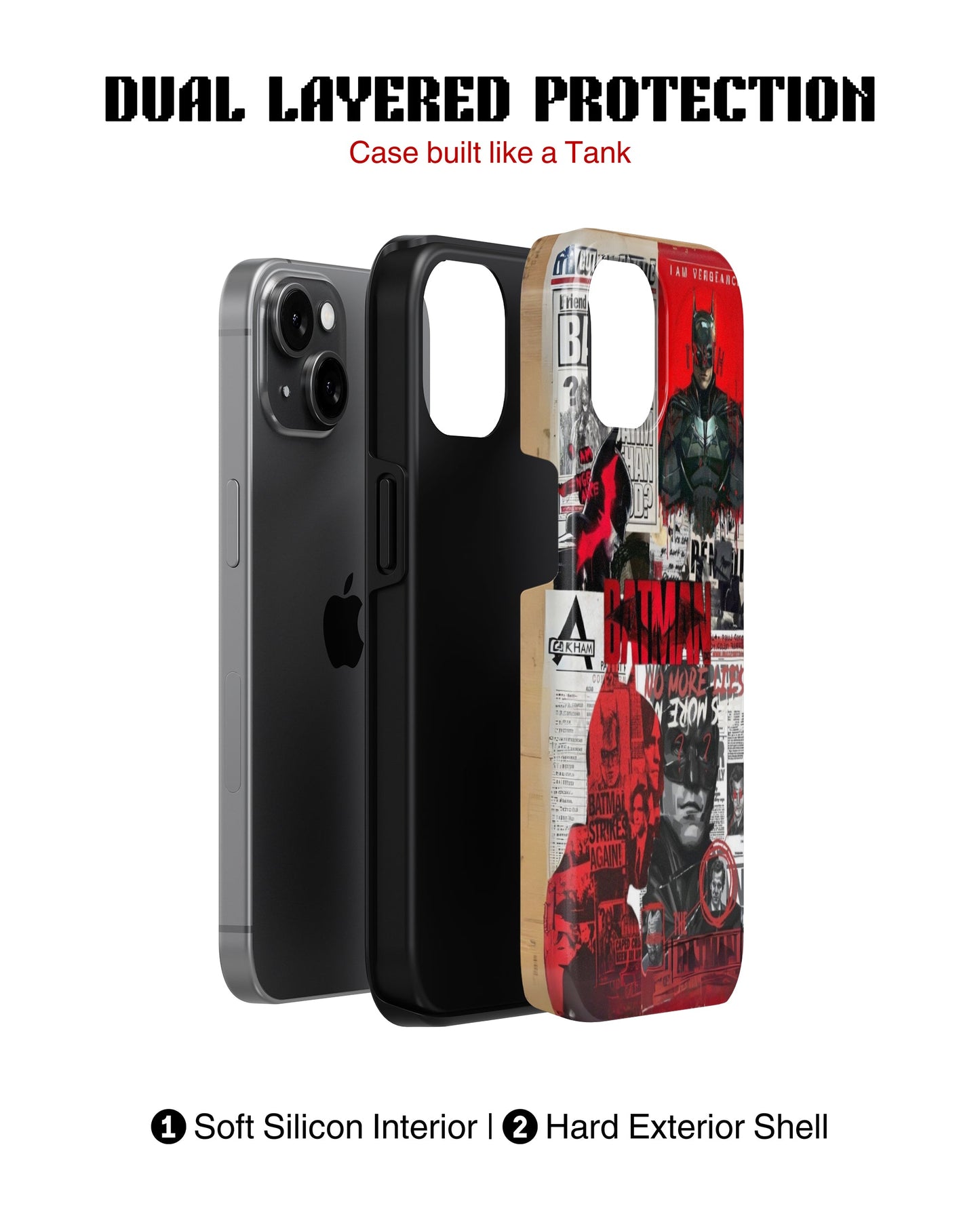 iPhone 12 Mini Tank Case | Superhero (Gotham Files)
