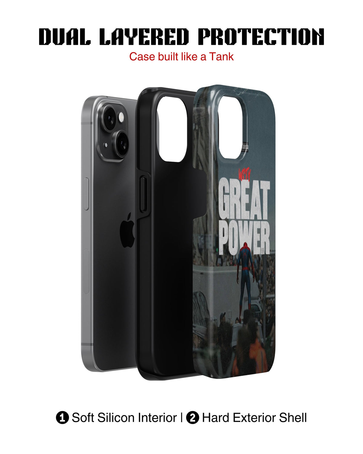 Samsung Galaxy S26 Tank Case | Superhero (Great Power)