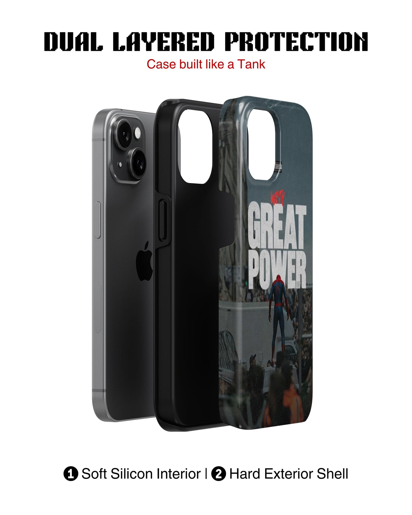 Samsung Galaxy S26 Tank Case | Superhero (Great Power)