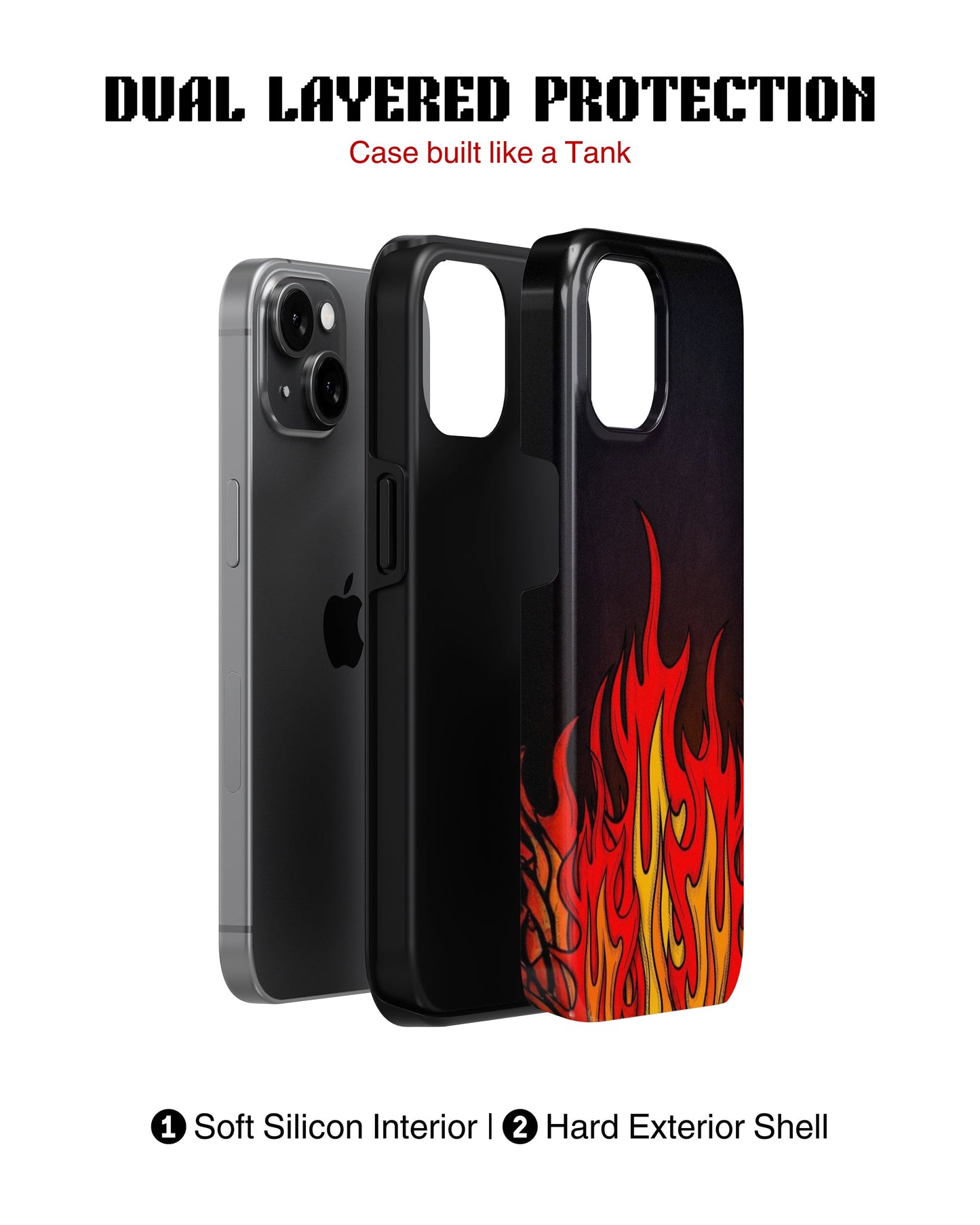 iPhone 12 Tank Case | Modernism (Hellfire)