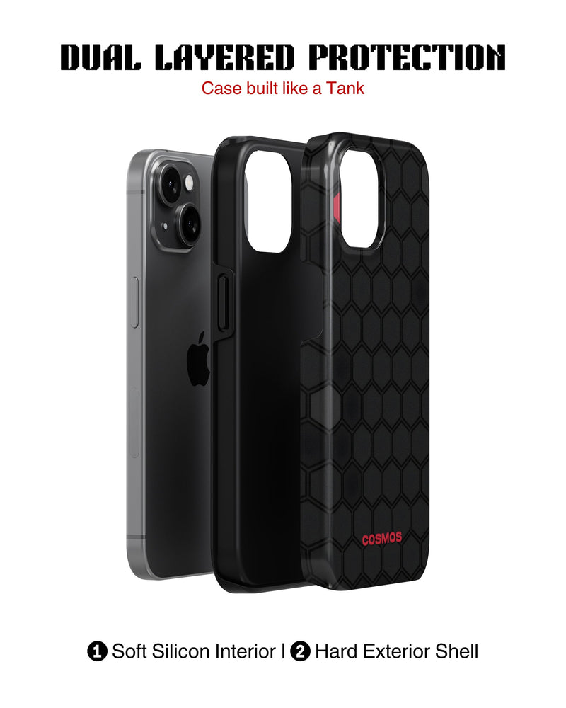 Samsung Galaxy S23 Plus Tank Case | Textures (Hex Core)