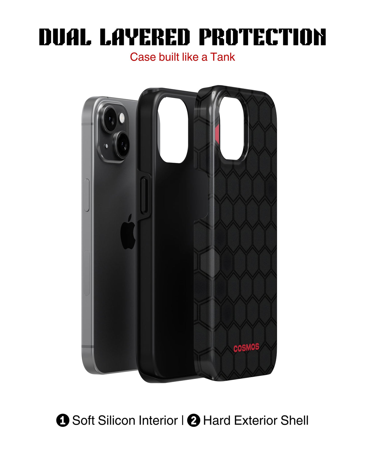 iPhone 13 Tank Case | Textures (Hex Core)