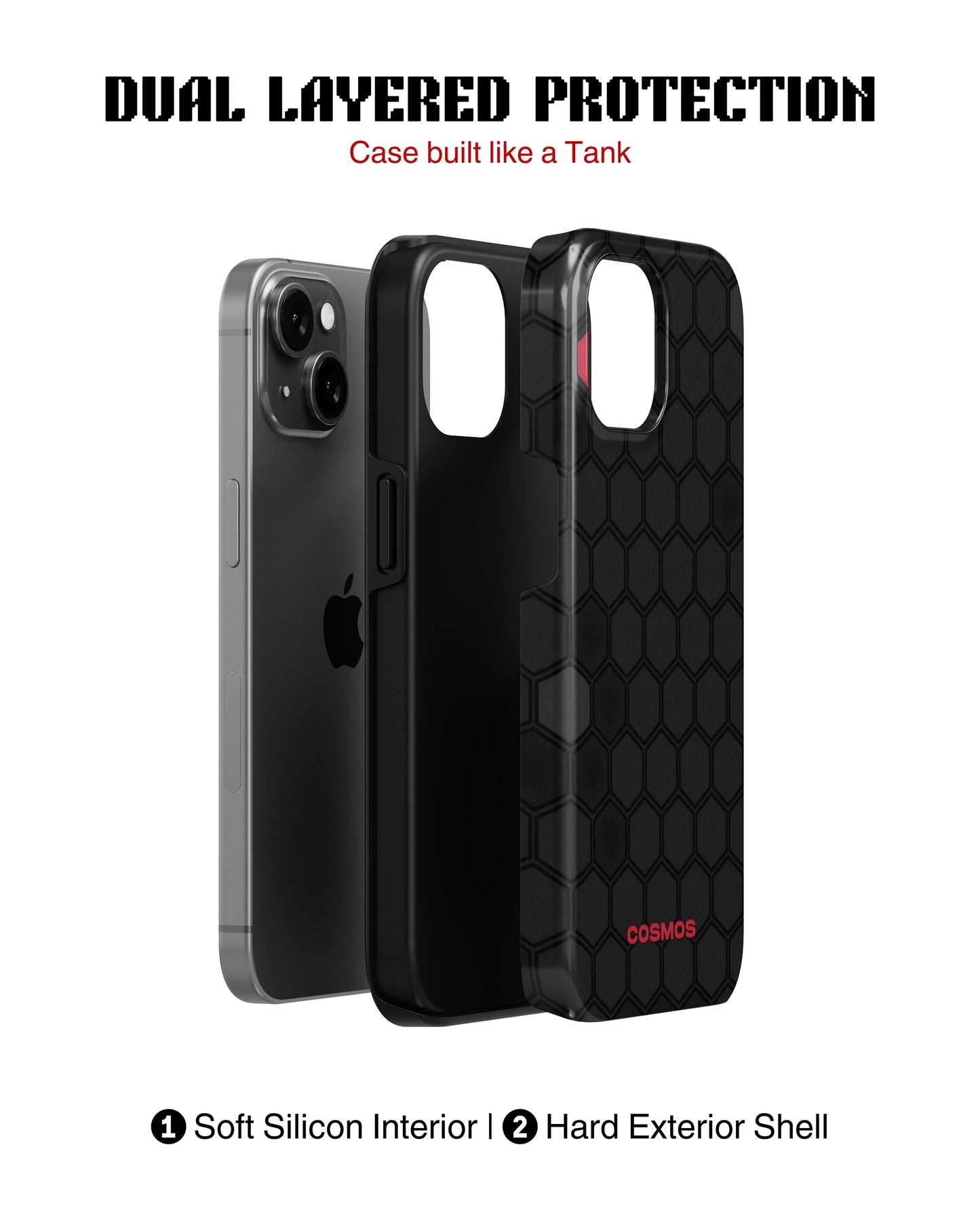 iPhone 12 Tank Case | Textures (Hex Core)