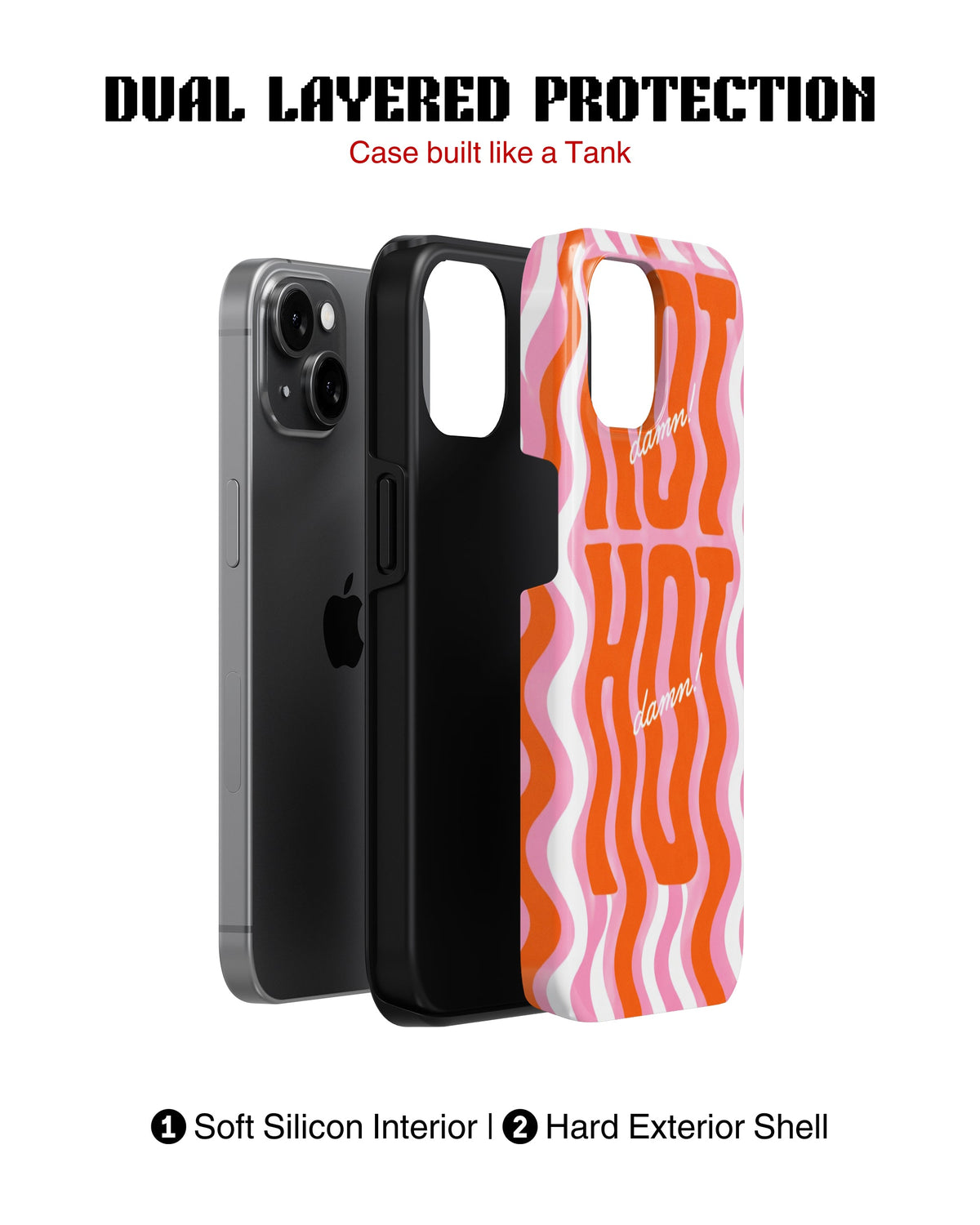 iPhone 12 Tank Case | Girls Aesthetics (Hot Wave)