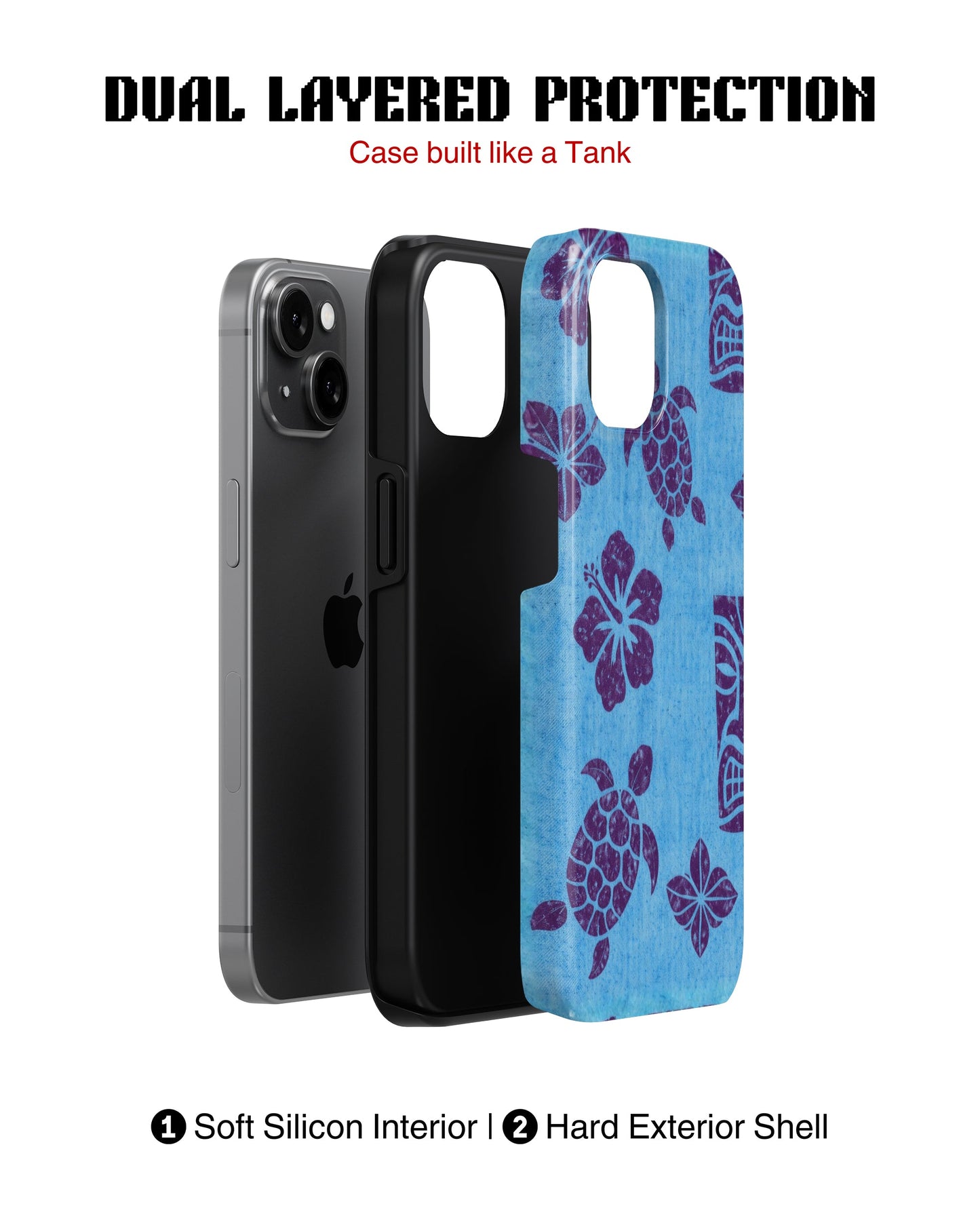 iPhone 13 Mini Tank Case | Girls Aesthetics (Island Tiki)