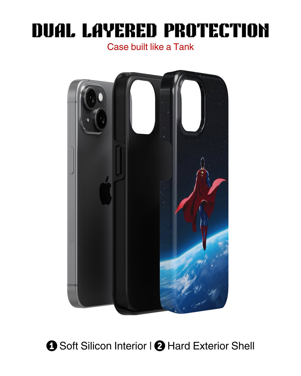 iPhone 16 Plus Tank Case | Superhero (Last Flight)