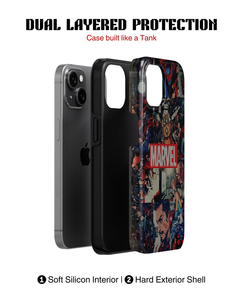 iPhone 17 Tank Case | Superhero (Marvel Mosaic)