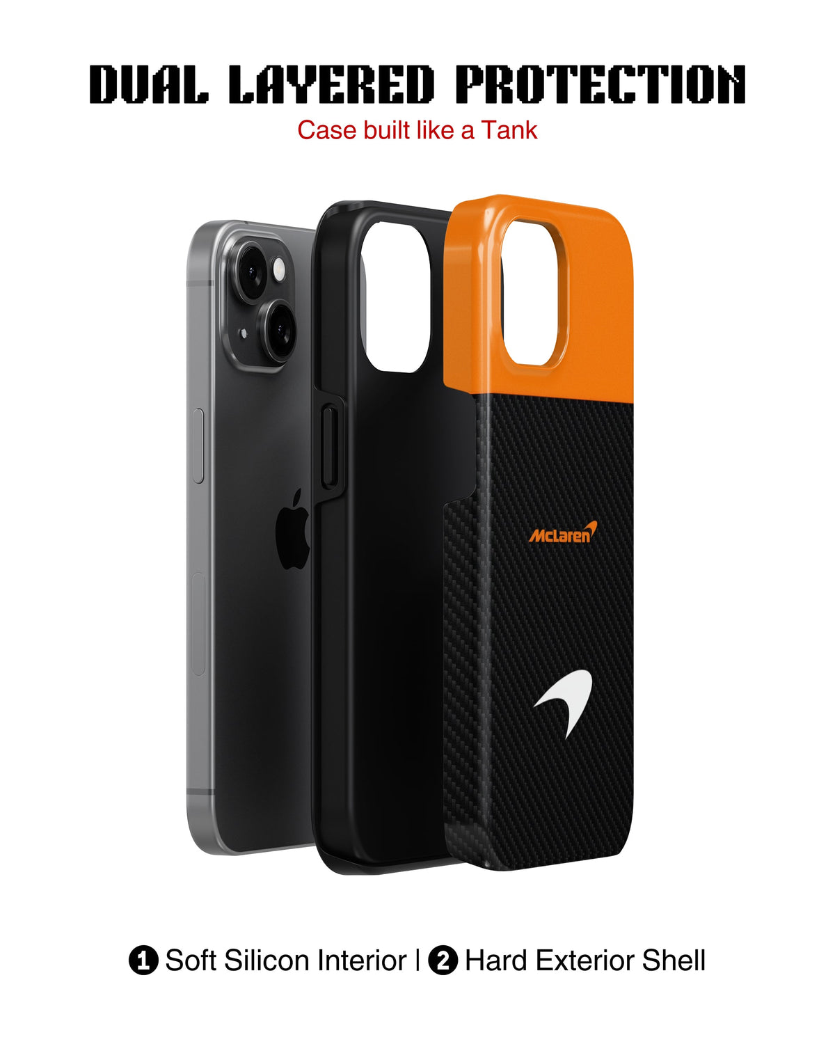 Samsung Galaxy S23 Plus Tank Case | Formula 1 (McLaren Carbon)