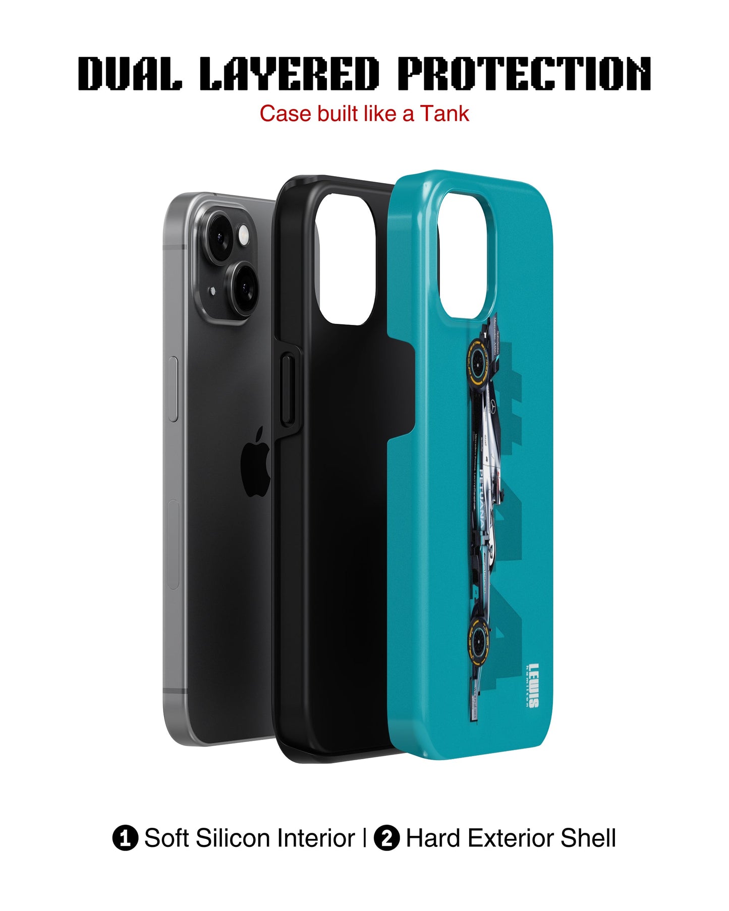iPhone 13 Mini Tank Case | Formula 1 (Mercedes #44)
