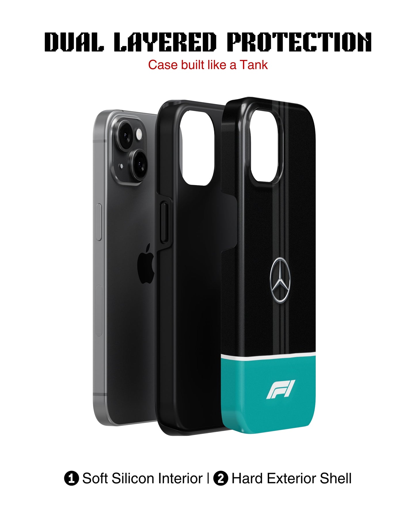 iPhone 13 Mini Tank Case | Formula 1 (Mercedes Originals)