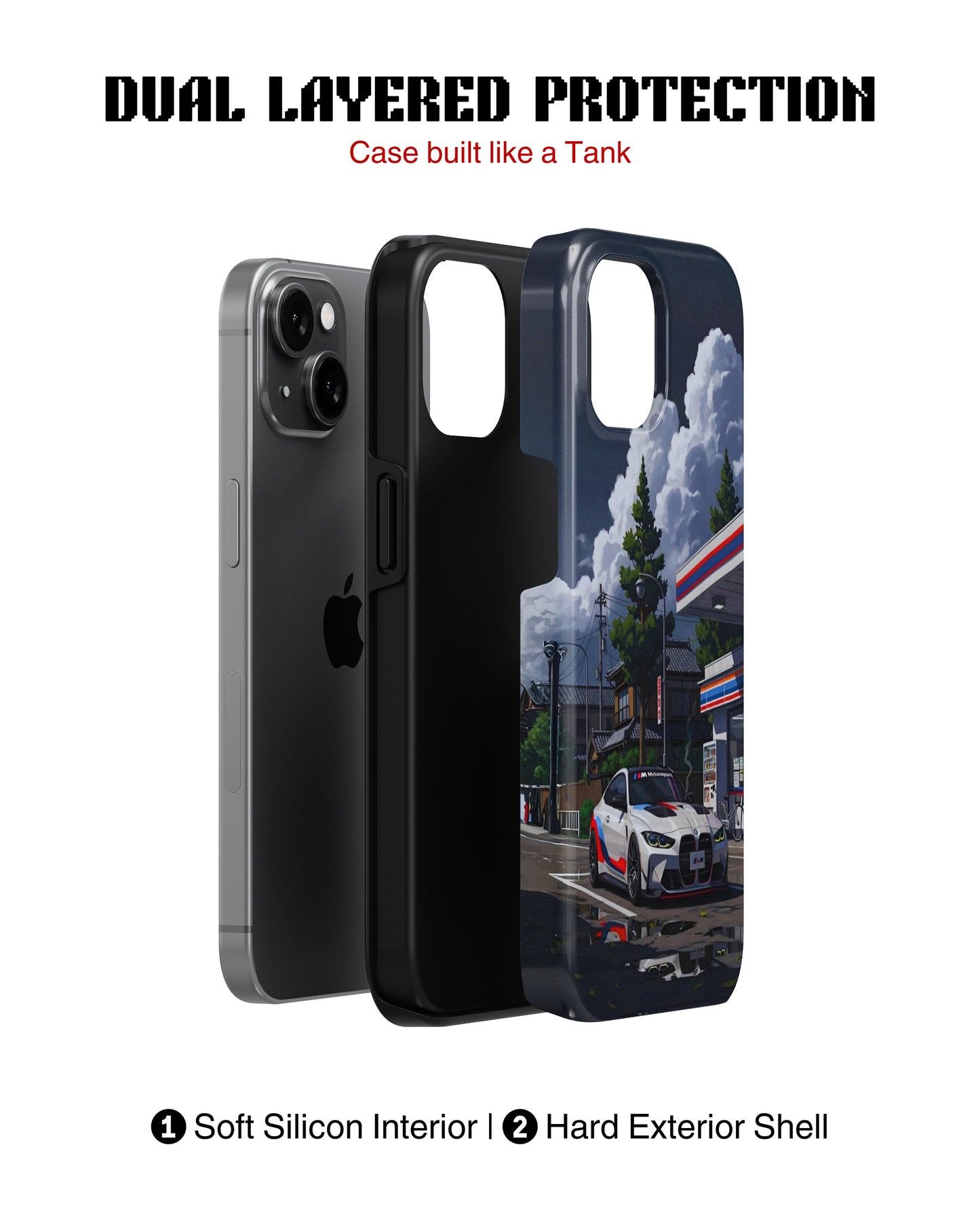 iPhone 12 Mini Tank Case | Sports Car (Moto GP)