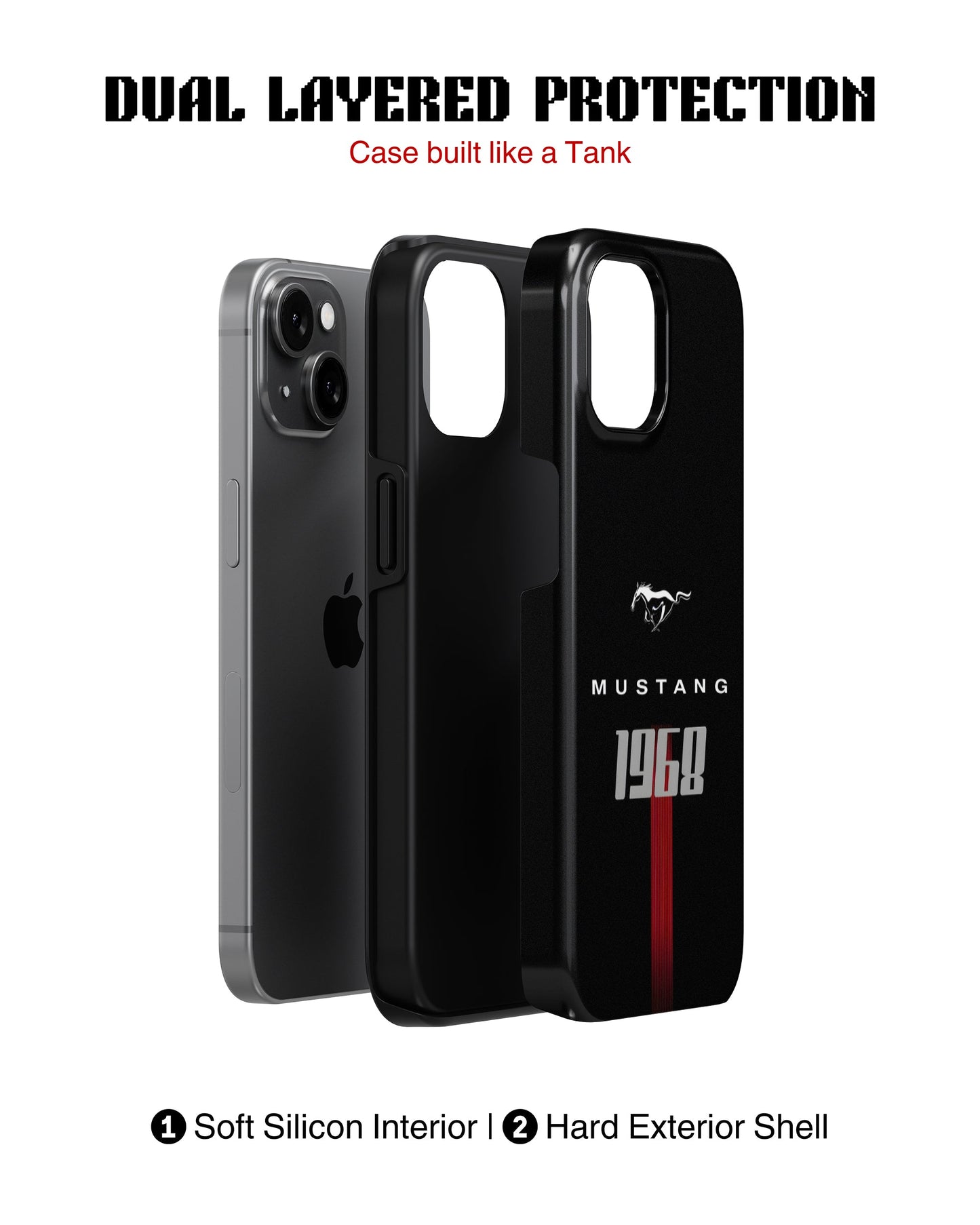 iPhone 11 Tank Case | Sports Car (Mustang 1968)