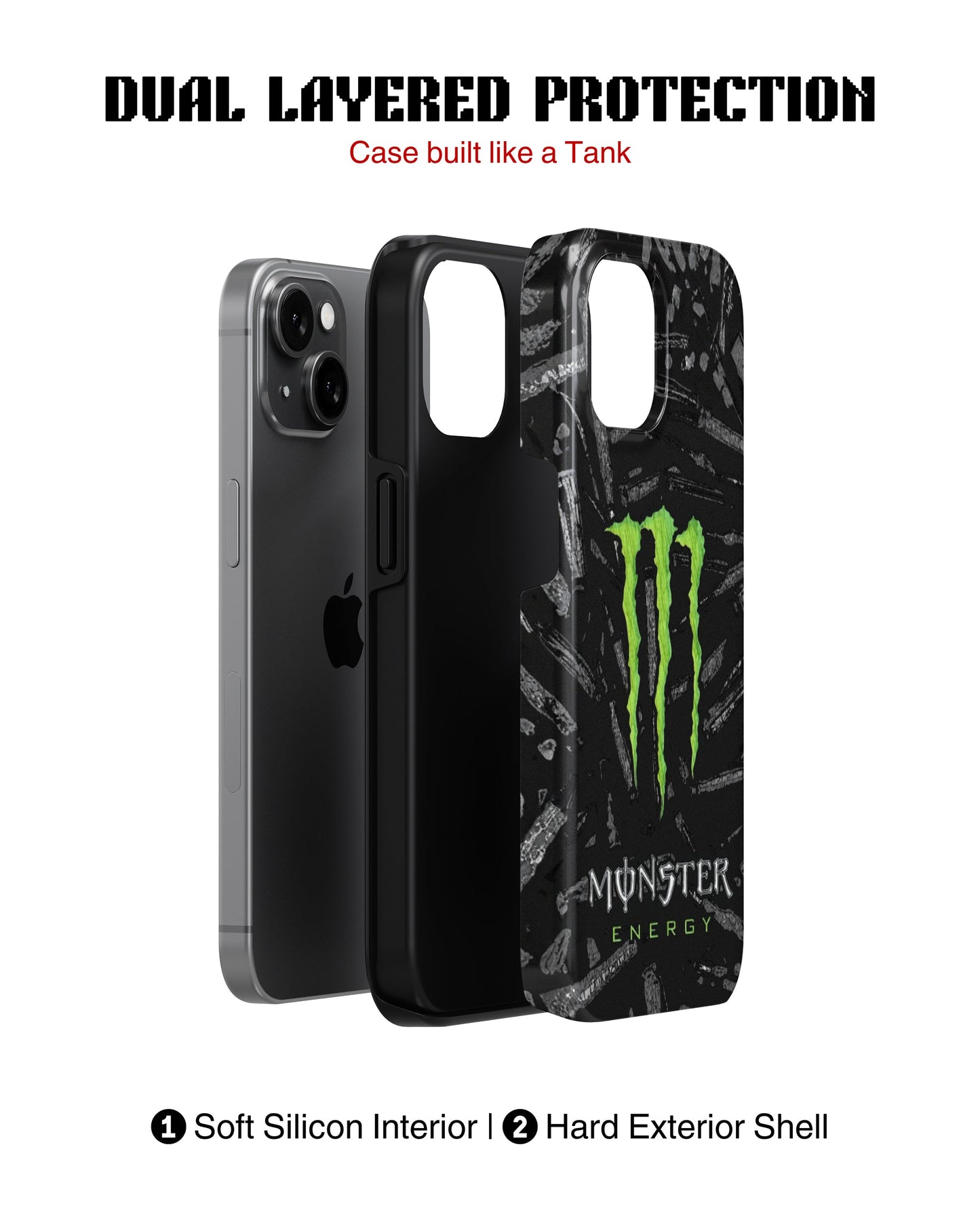 iPhone 13 Mini Tank Case | Modernism (Neon Beast)