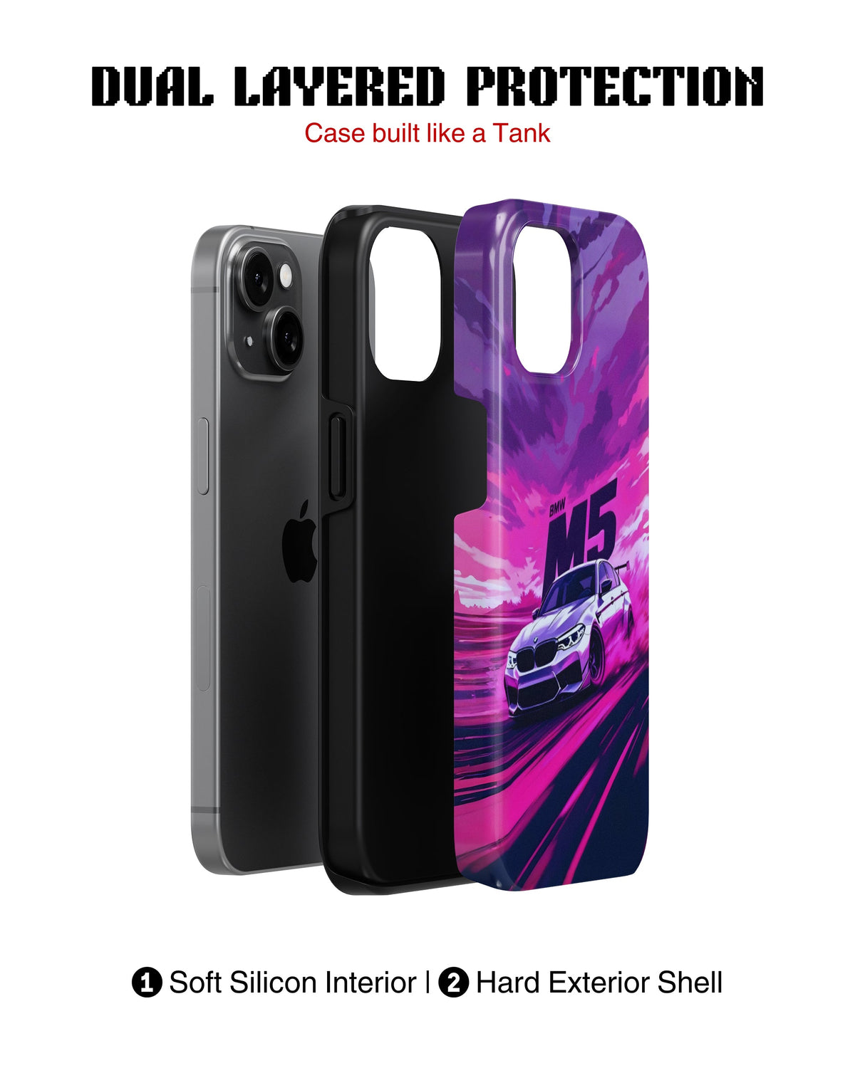 iPhone 17 Tank Case | Sports Car (Neon Velocity)
