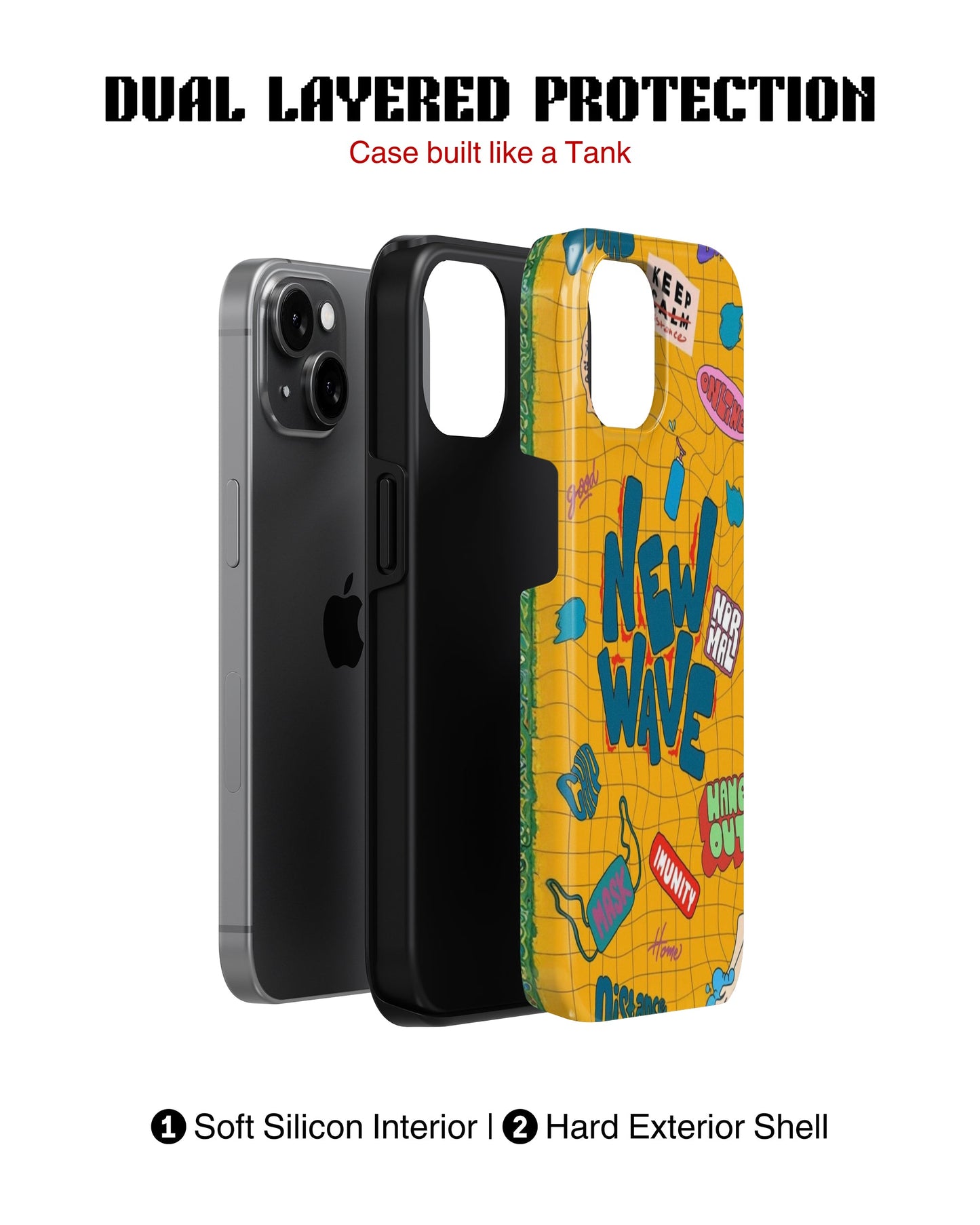 iPhone 11 Tank Case | Modernism (New Wave)