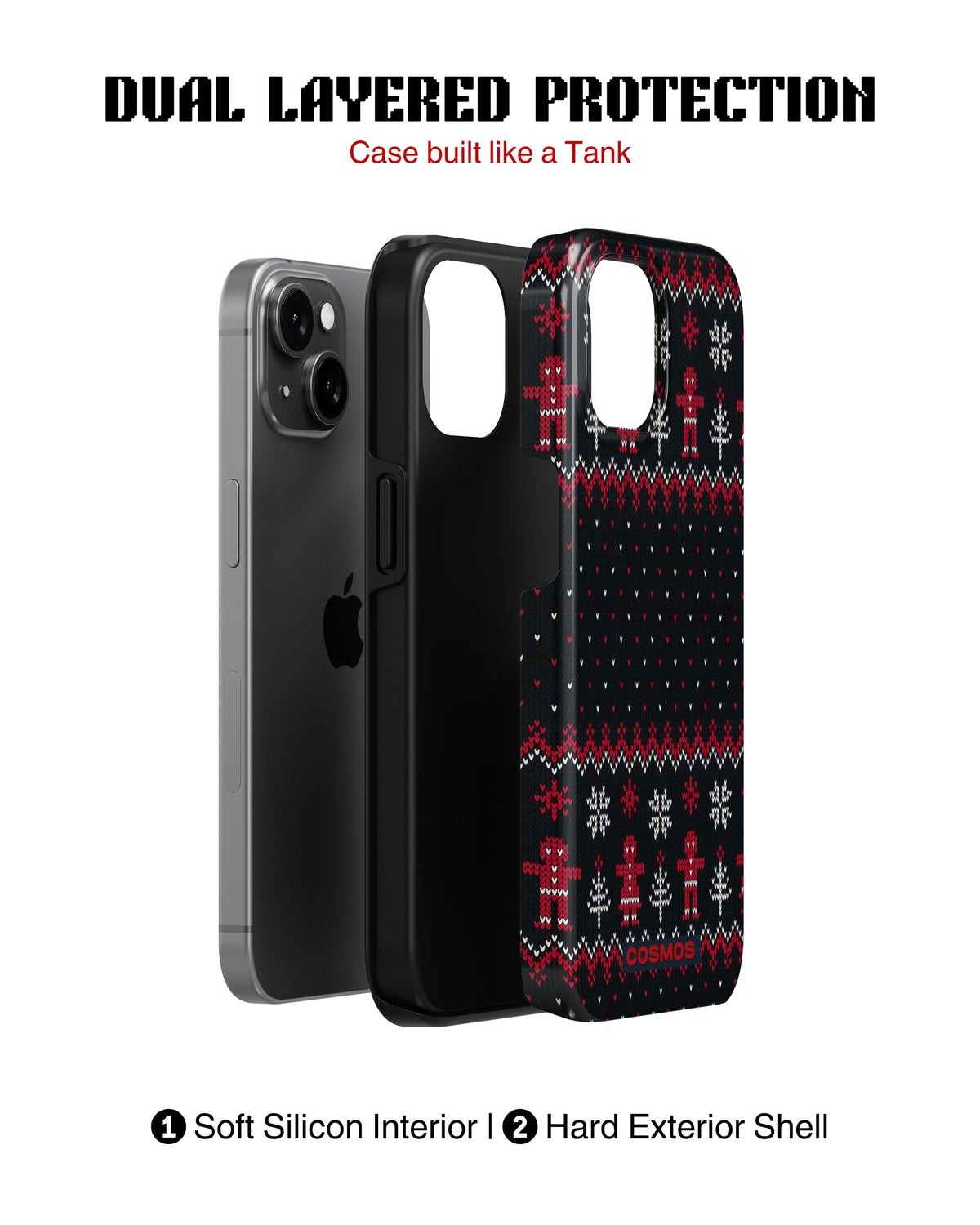 Samsung Galaxy S23 Plus Tank Case | Textures (Nordic Night)