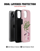 iPhone 15 Plus Tank Case | Girls Aesthetics (Paris Pink)