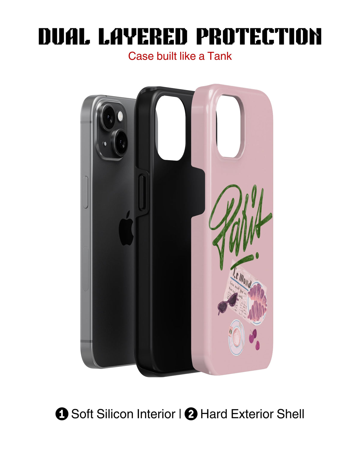 Samsung Galaxy S24 Ultra Tank Case | Girls Aesthetics (Paris Pink)