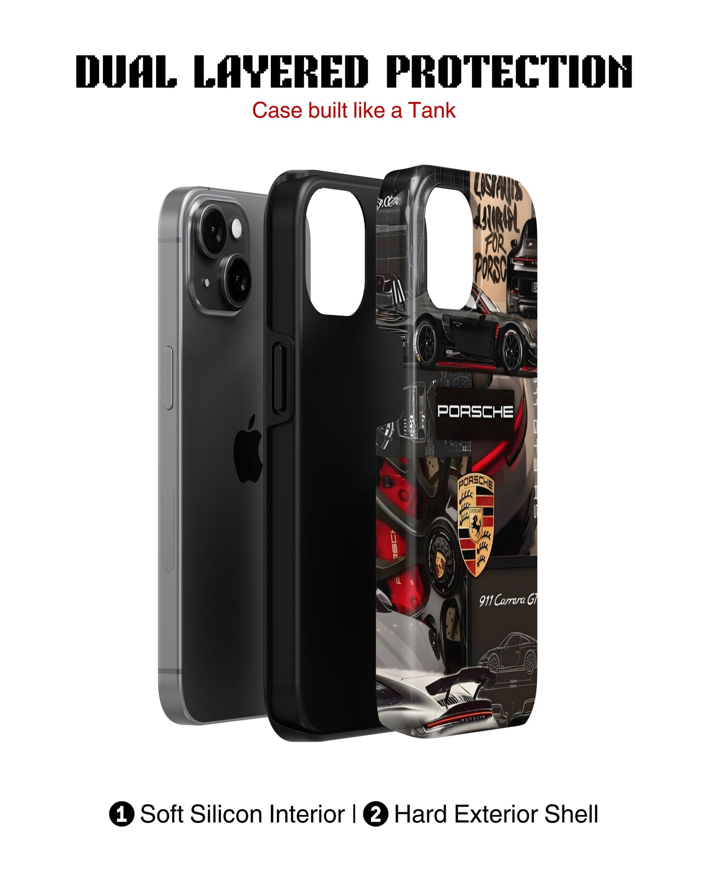 iPhone 12 Mini Tank Case | Sports Car (Porsche Originals)