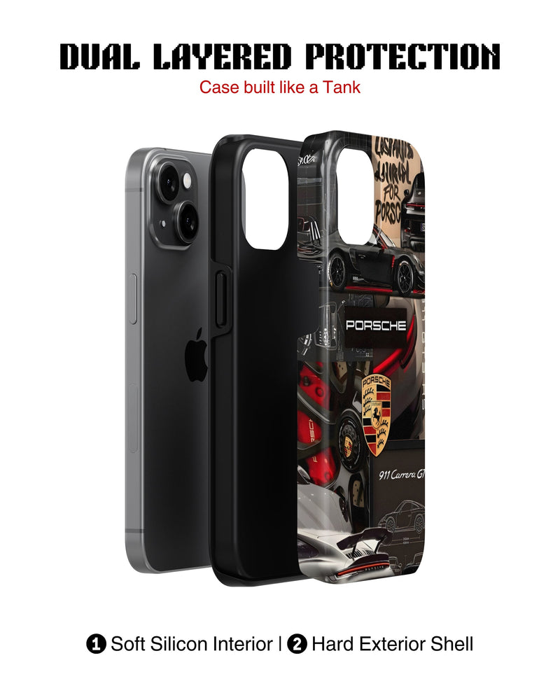 iPhone 16 Plus Tank Case | Sports Car (Porsche Originals)