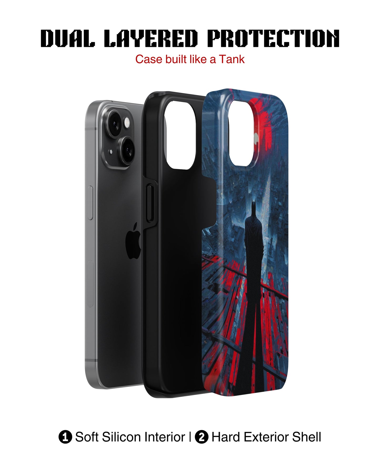 iPhone 17 Tank Case | Superhero (Red Horizon)