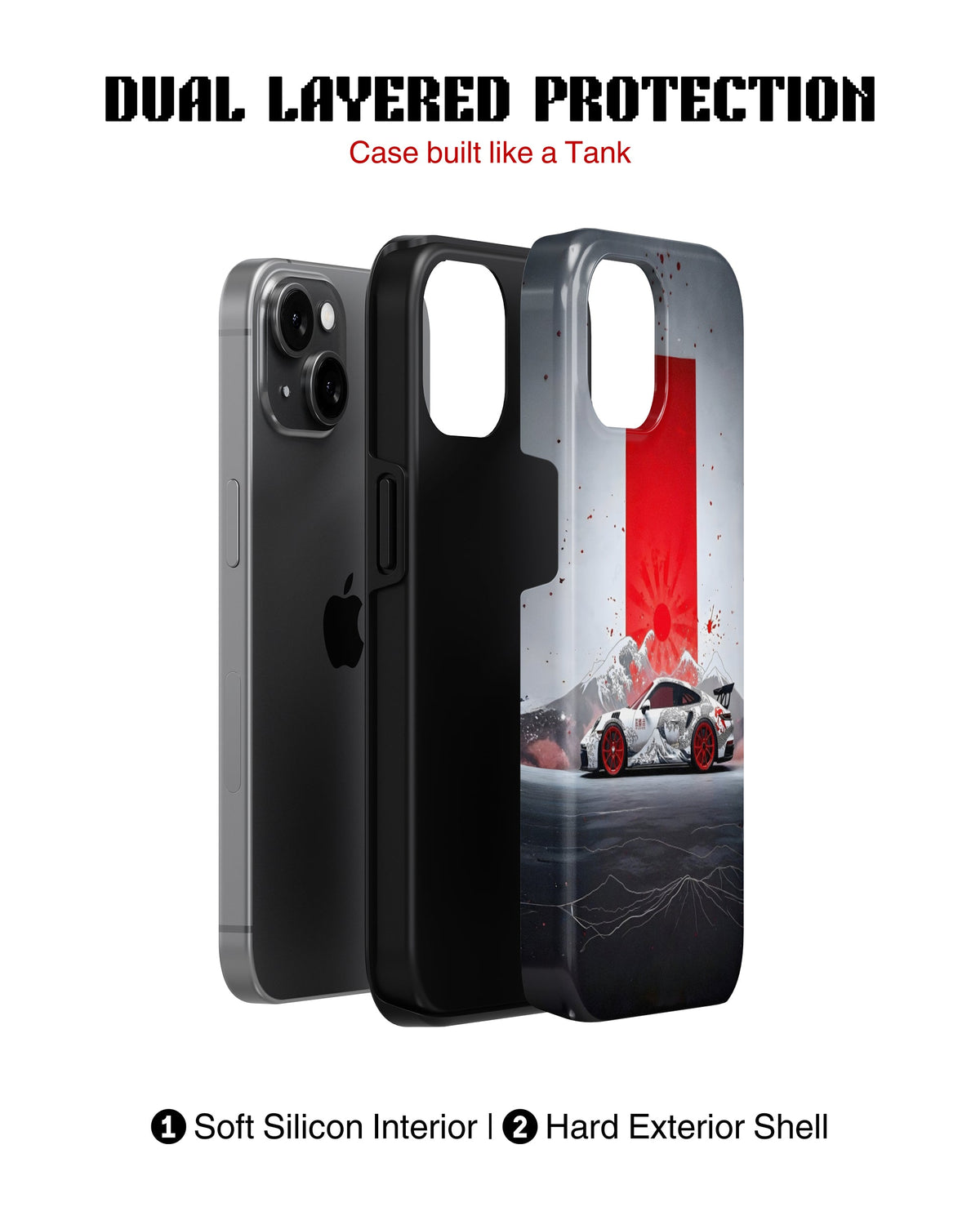 iPhone 14 Tank Case | Sports Car (Rising Apex)
