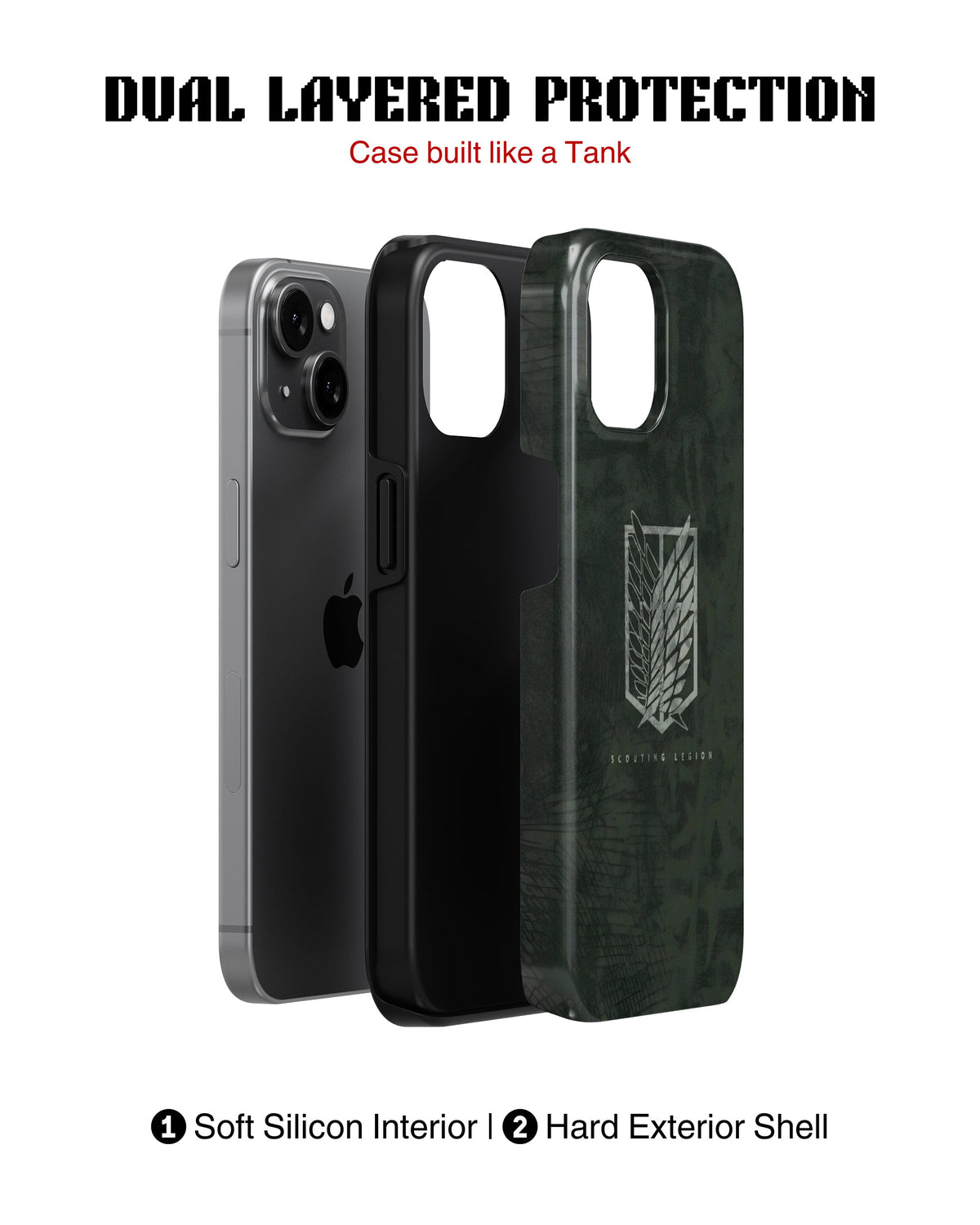 iPhone 14 Tank Case | Anime (Scouting Wings)
