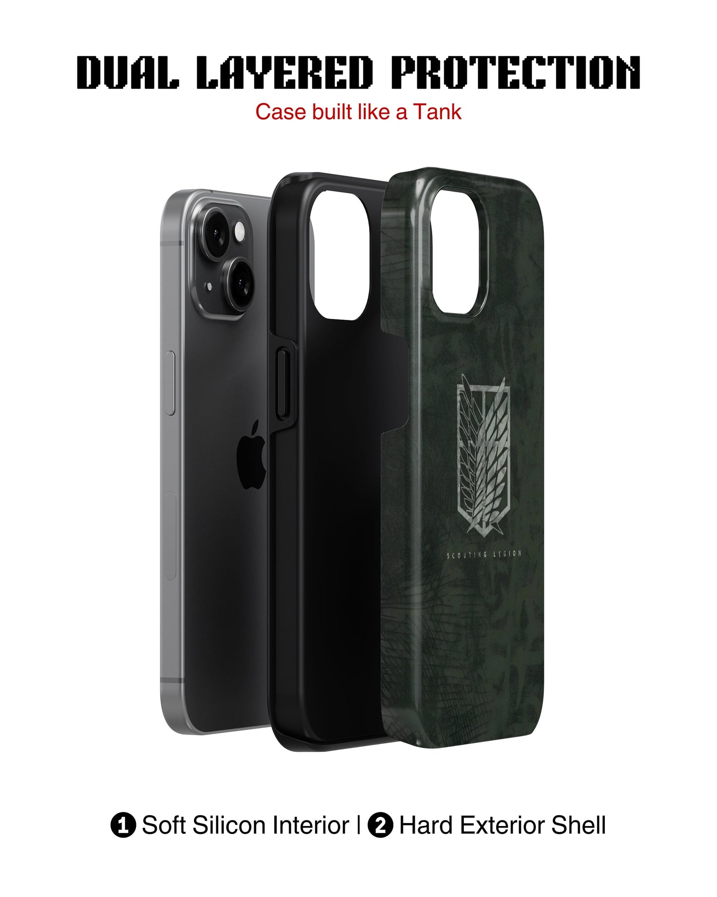 iPhone 14 Tank Case | Anime (Scouting Wings)