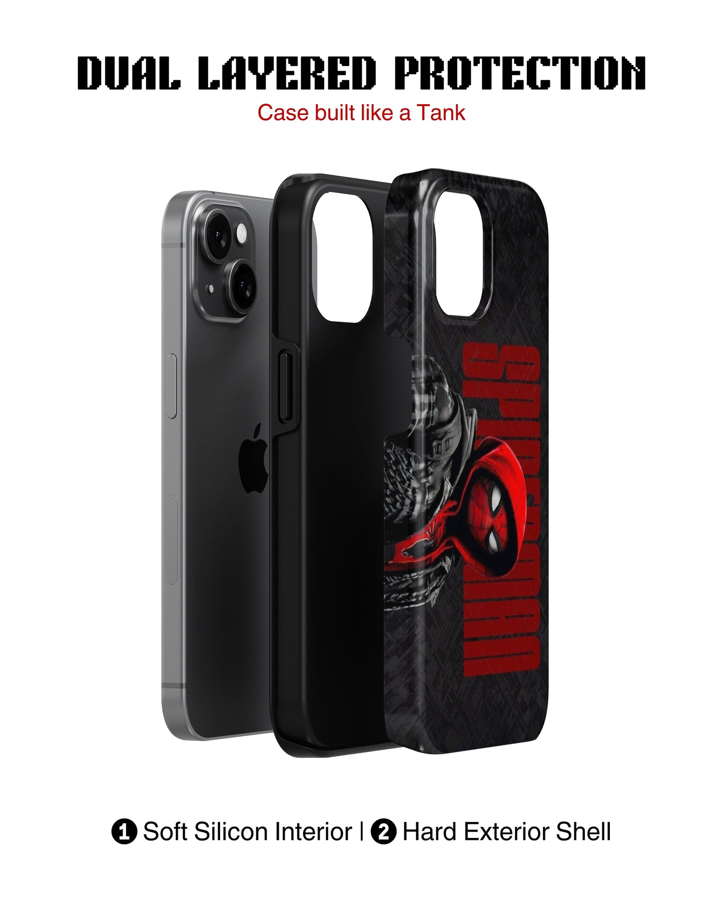 iPhone 11 Tank Case | Superhero (Shadow Mask)