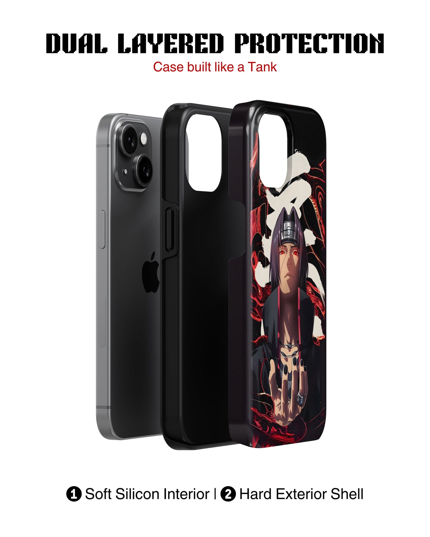 Samsung Galaxy S23 Tank Case | Anime (Silent Itachi)