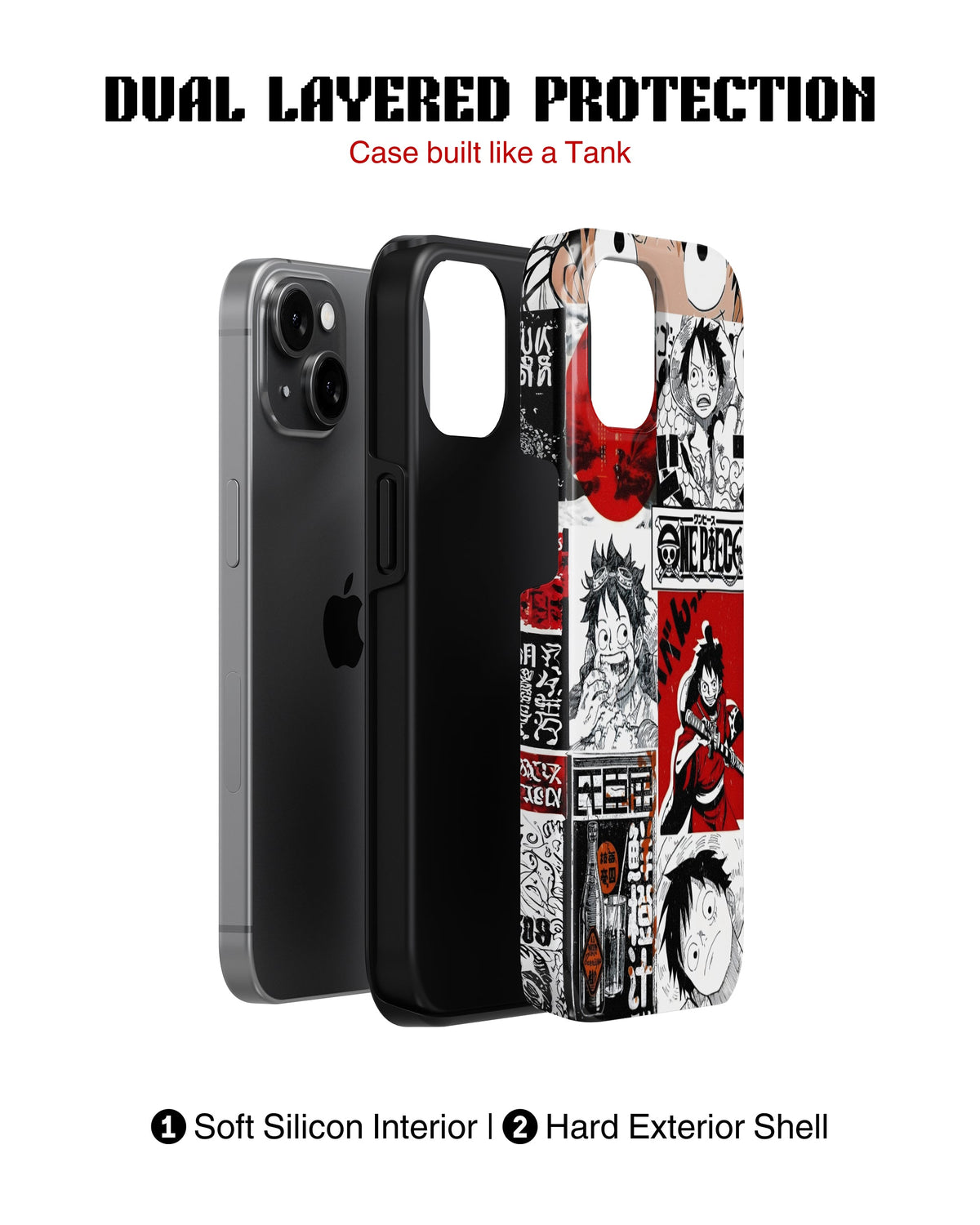 iPhone 13 Mini Tank Case | Anime (Straw Hat Saga)