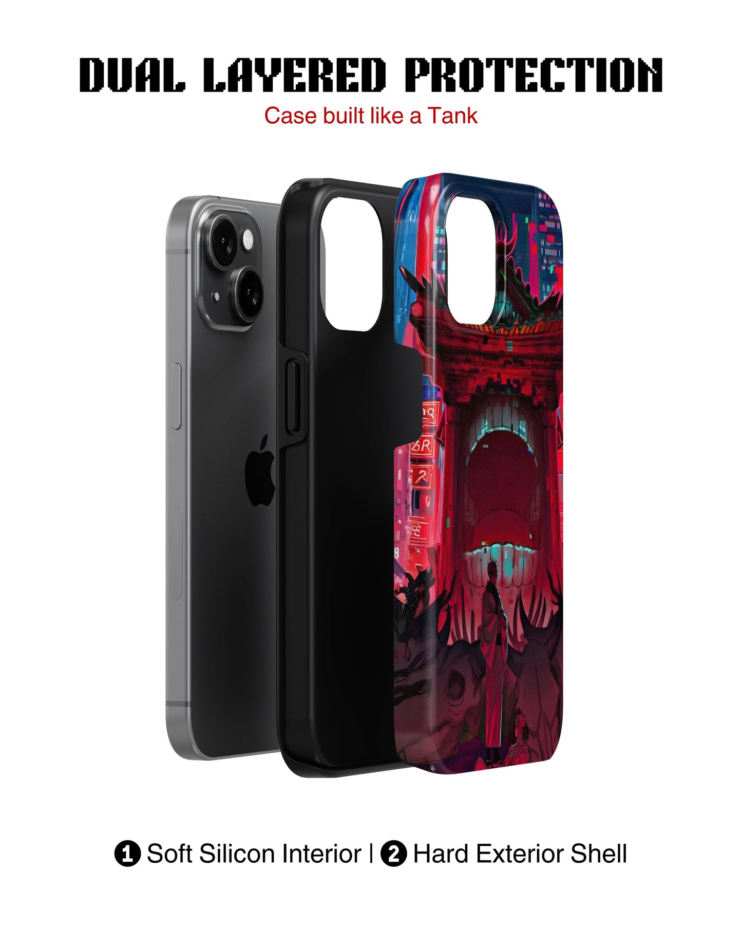 iPhone 14 Plus Tank Case | Anime (The Shrine)