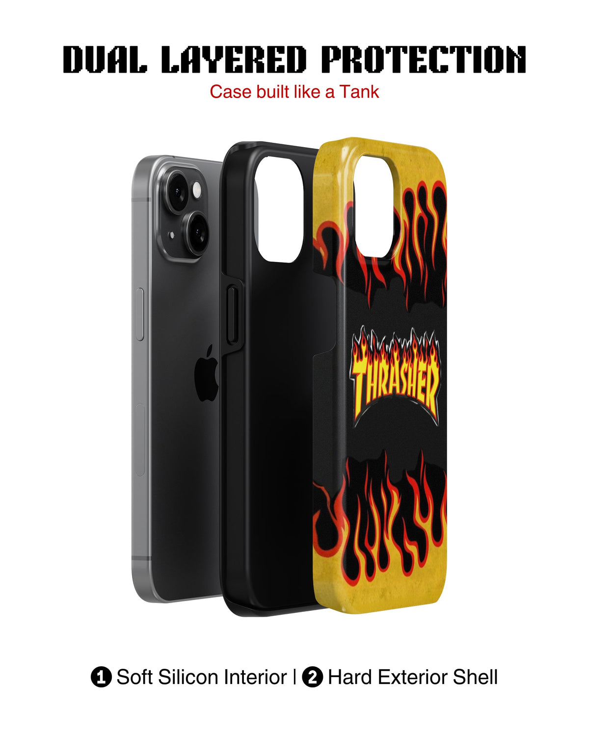 iPhone 12 Tank Case | Modernism (Thrasher Flame)