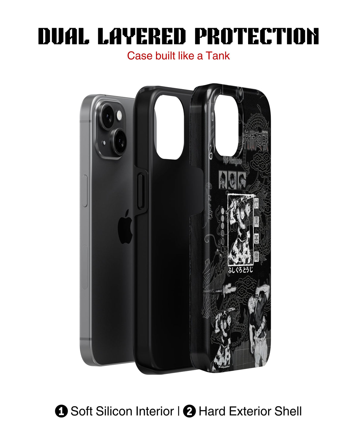iPhone 12 Tank Case | Anime (Toji Fushiguro)