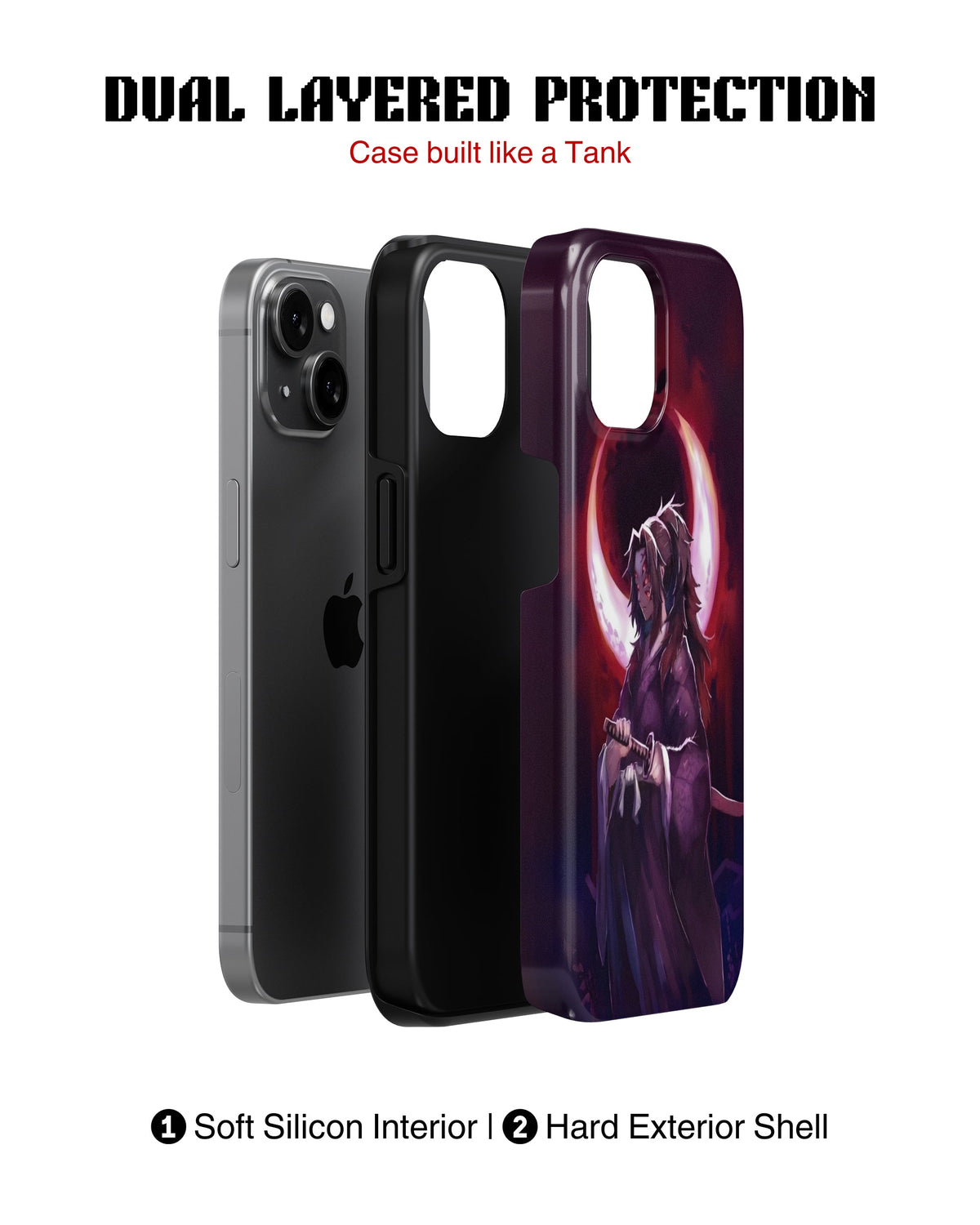 iPhone 14 Tank Case | Anime (Upper Moon One)