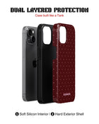 Samsung Galaxy S24 Tank Case | Textures (Velvet Dots)