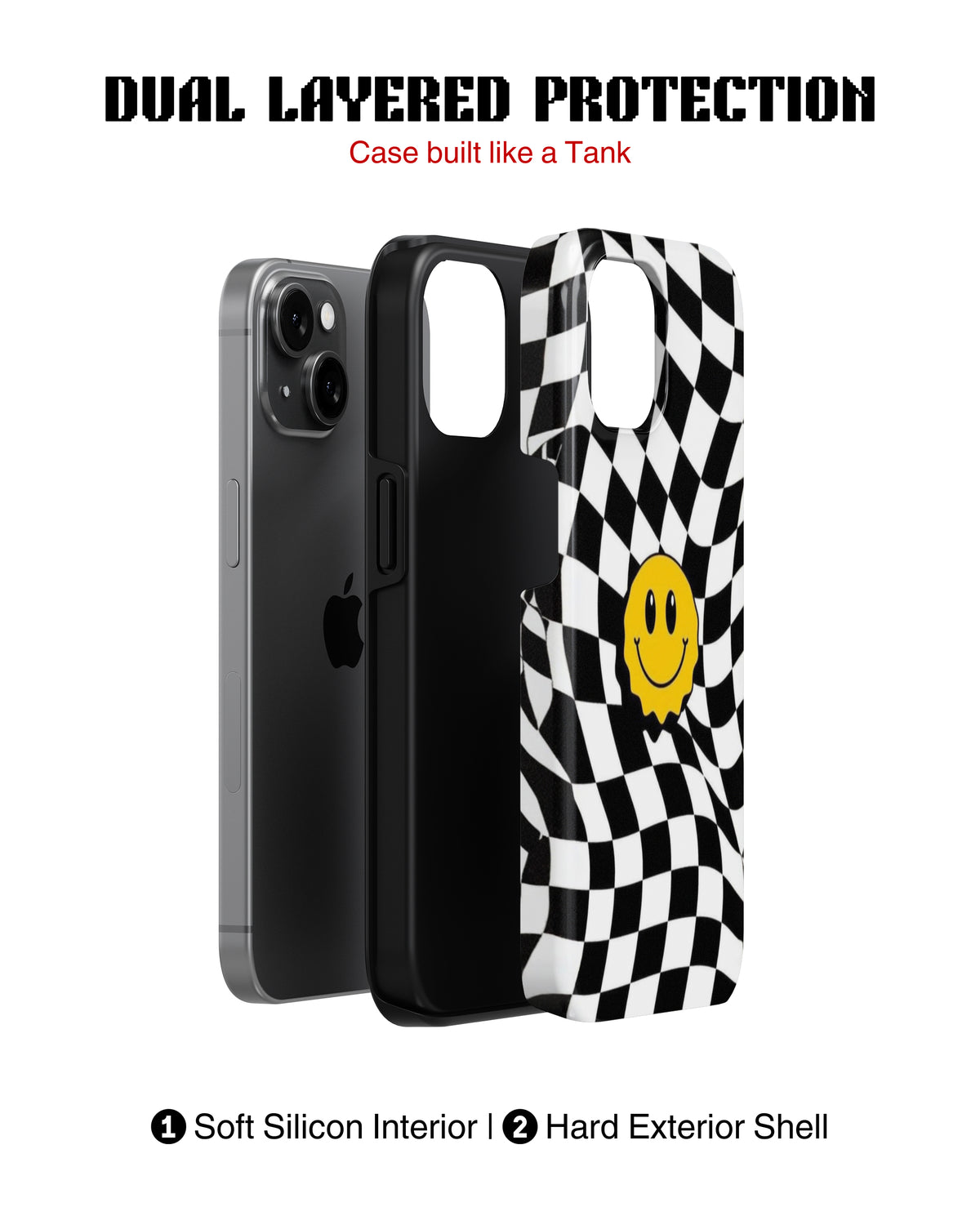 Samsung Galaxy S25 Tank Case | Modernism (Warped Smile)