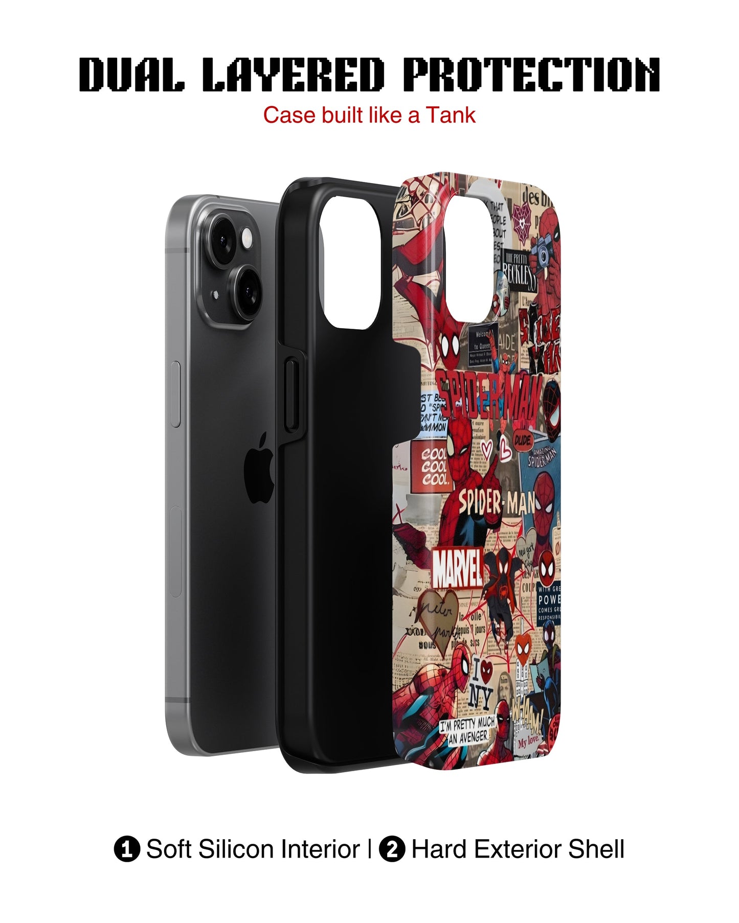 Samsung Galaxy S23 Plus Tank Case | Superhero (Web Diaries)