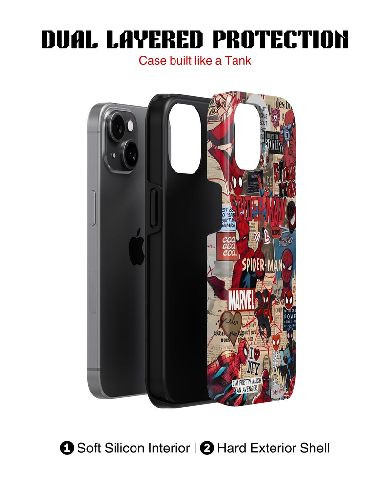 iPhone 15 Plus Tank Case | Superhero (Web Diaries)