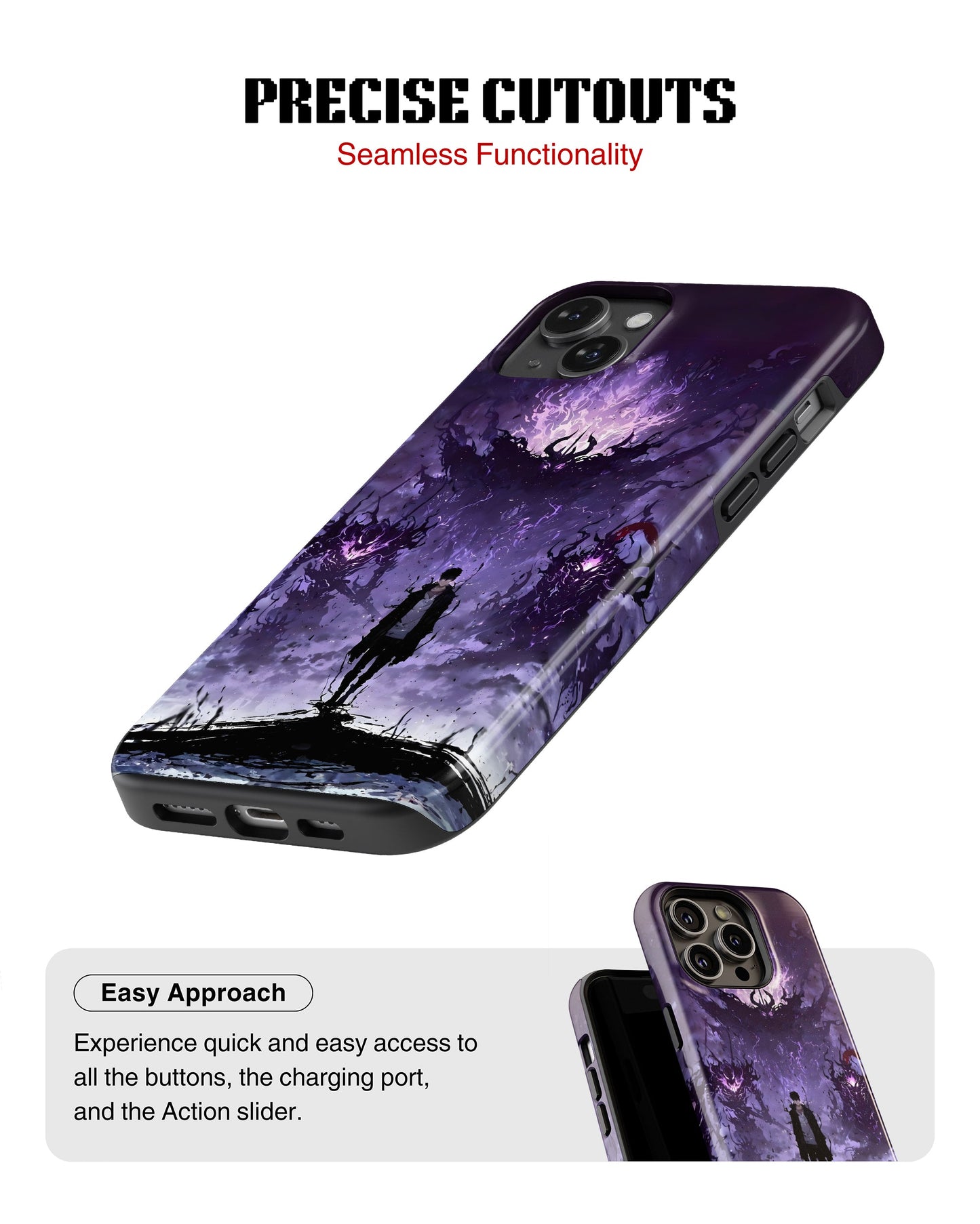 iPhone 16 Plus Tank Case | Anime (Abyss Gate)