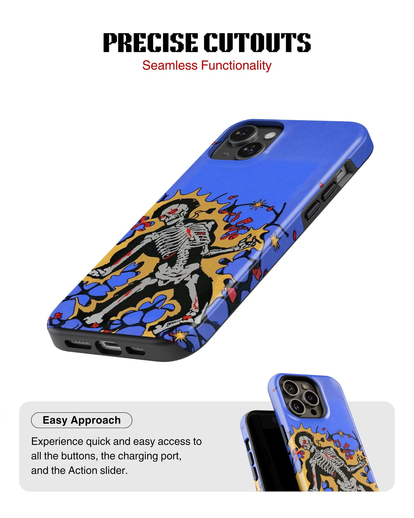 iPhone 12 Tank Case | Modernism (Bone Bloom)