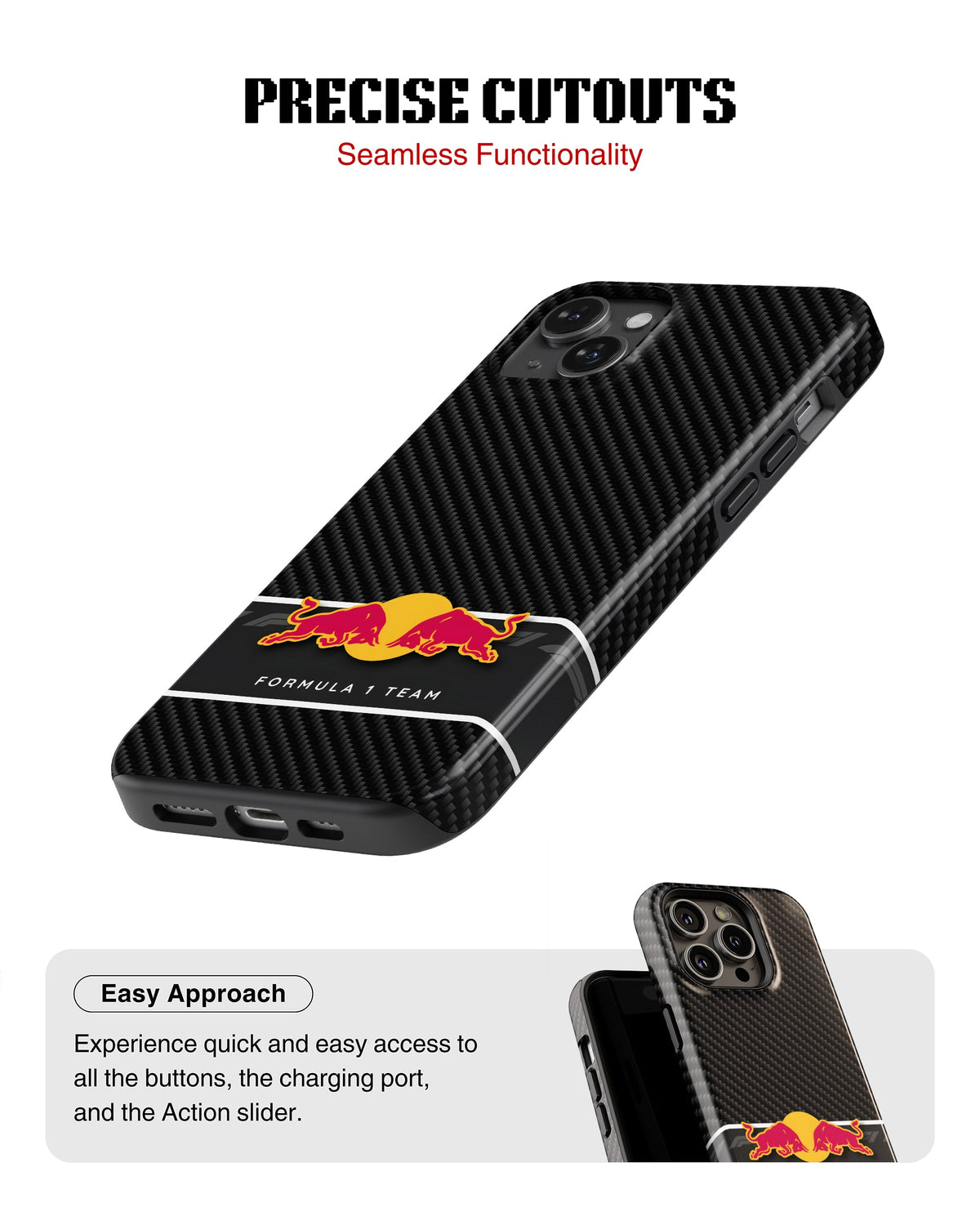iPhone 13 Tank Case | Formula 1 (Carbon Redbull)