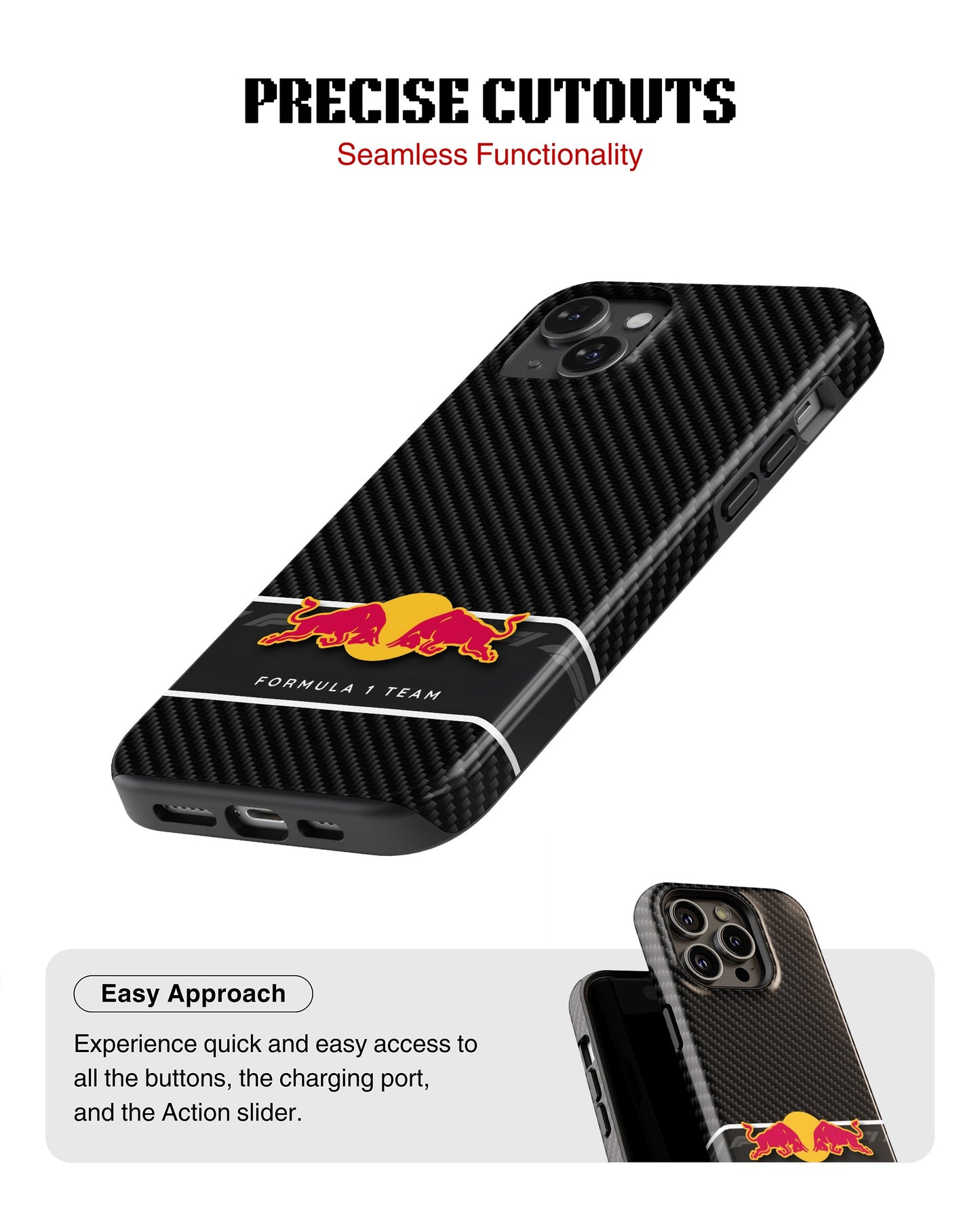 iPhone 13 Tank Case | Formula 1 (Carbon Redbull)