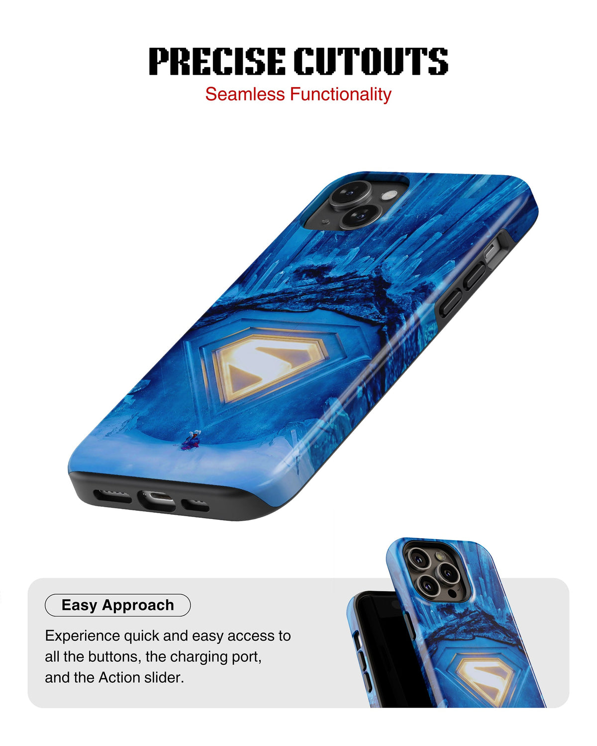 Samsung Galaxy S23 Tank Case | Superhero (Crystal Fortress)