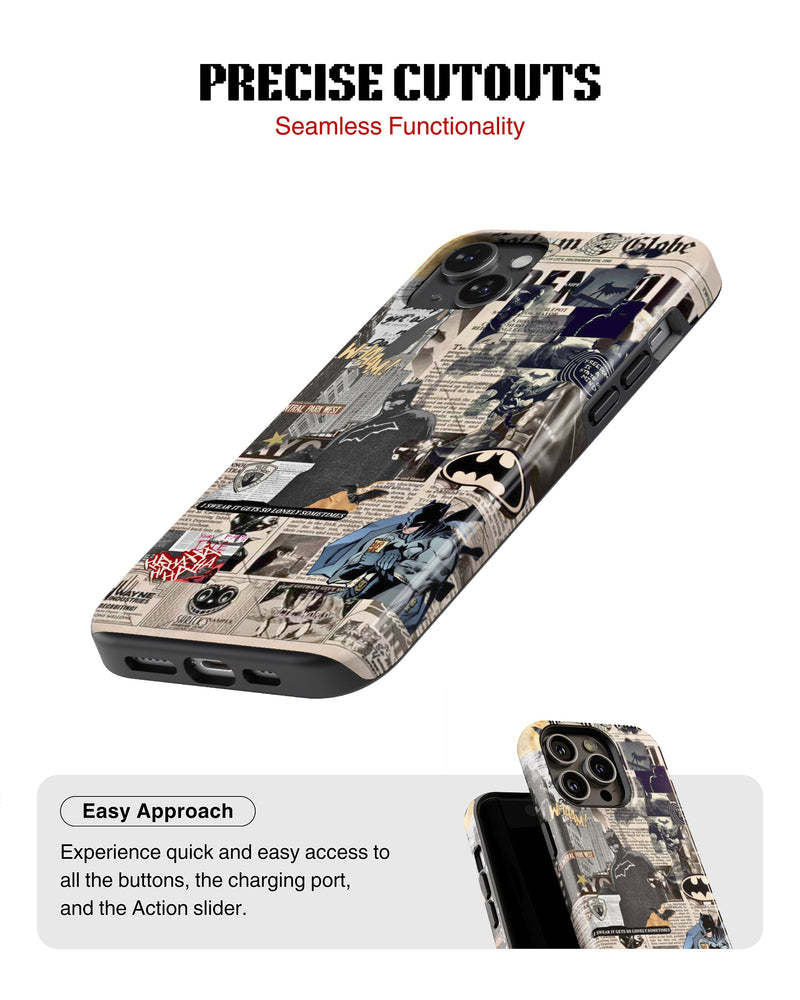 Samsung Galaxy S23 Ultra Tank Case | Superhero (Dark Chronicle)