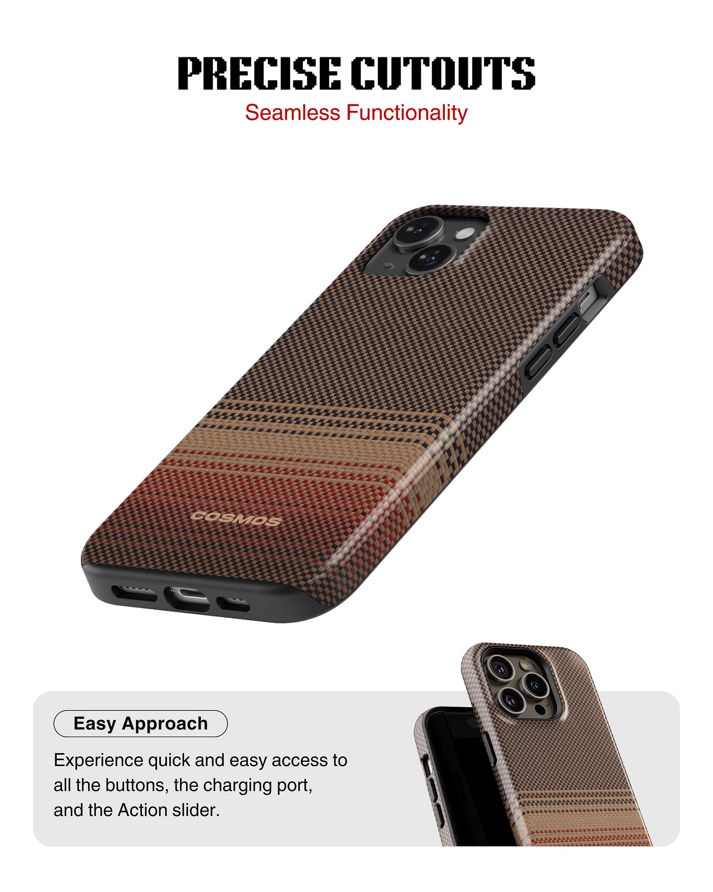 iPhone 13 Mini Tank Case | Textures (Desert Loom)