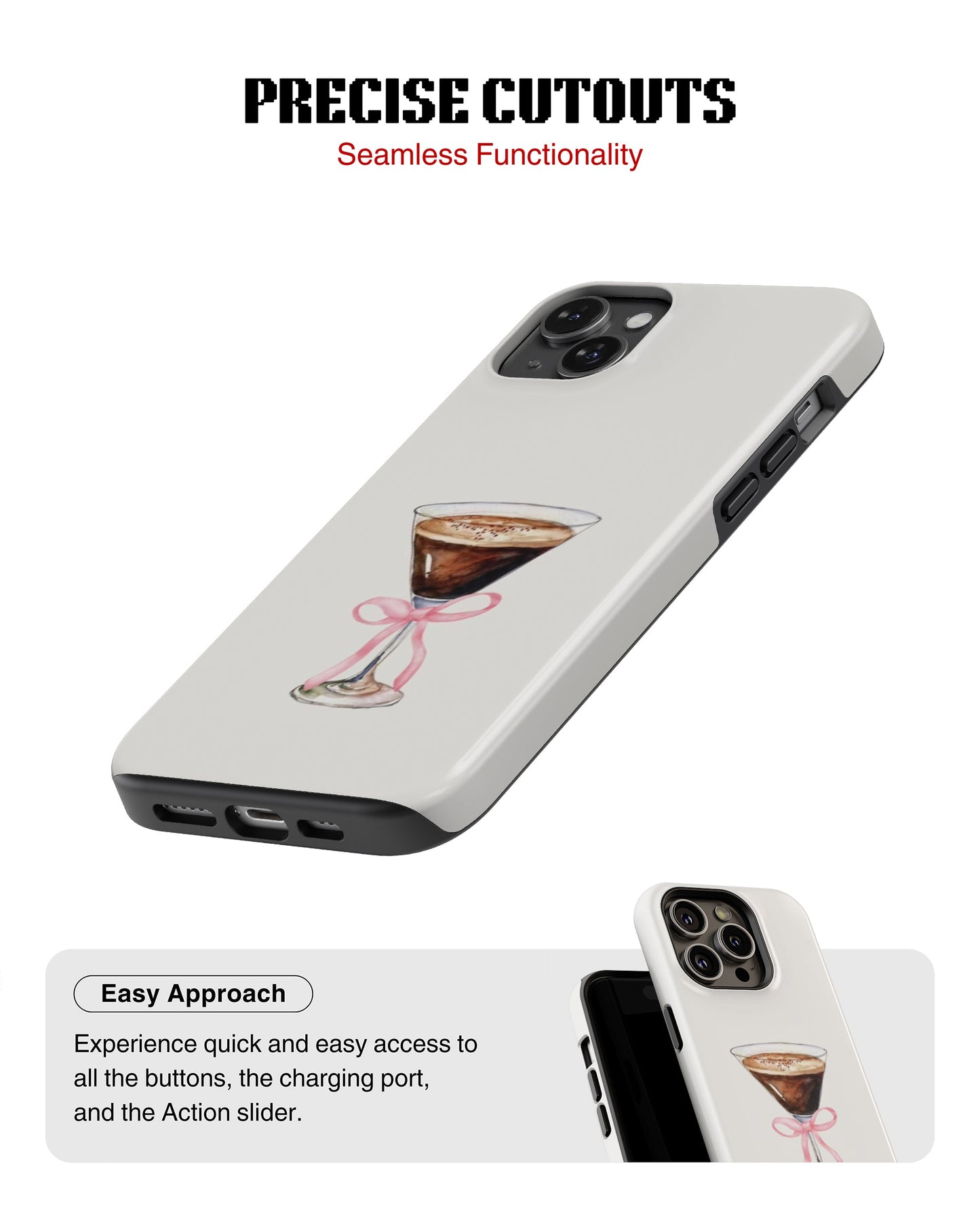Samsung Galaxy S26 Ultra Tank Case | Girls Aesthetics (Espresso Bow)